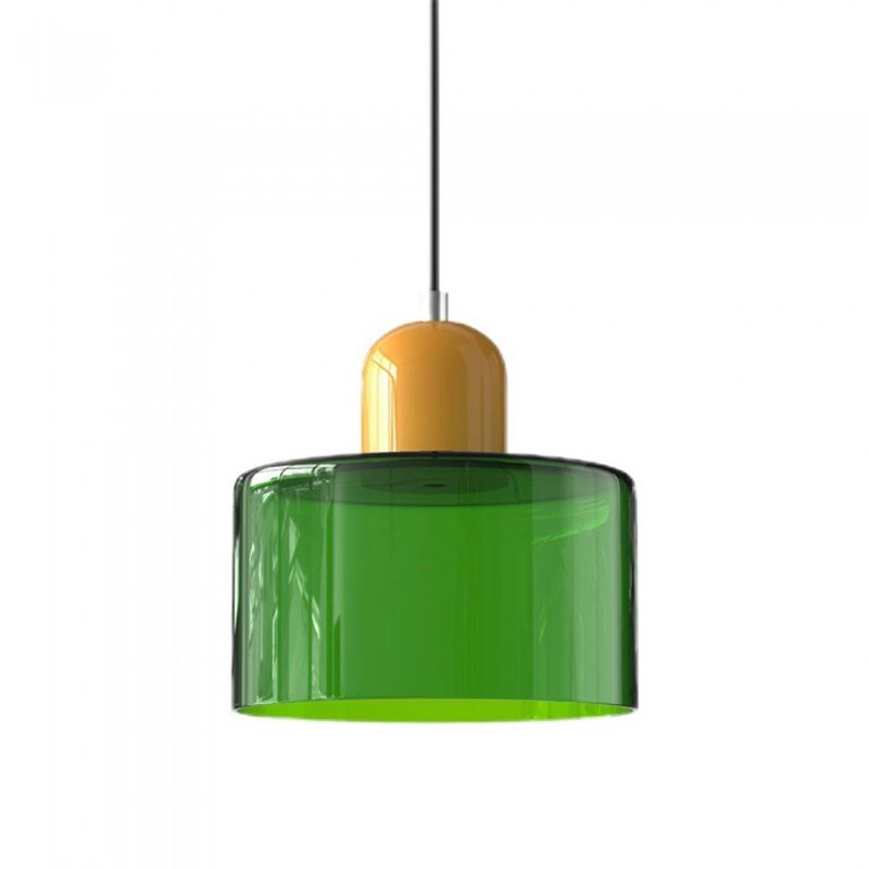 Nordic Morandi Cylinder Glass Pendant Light S66