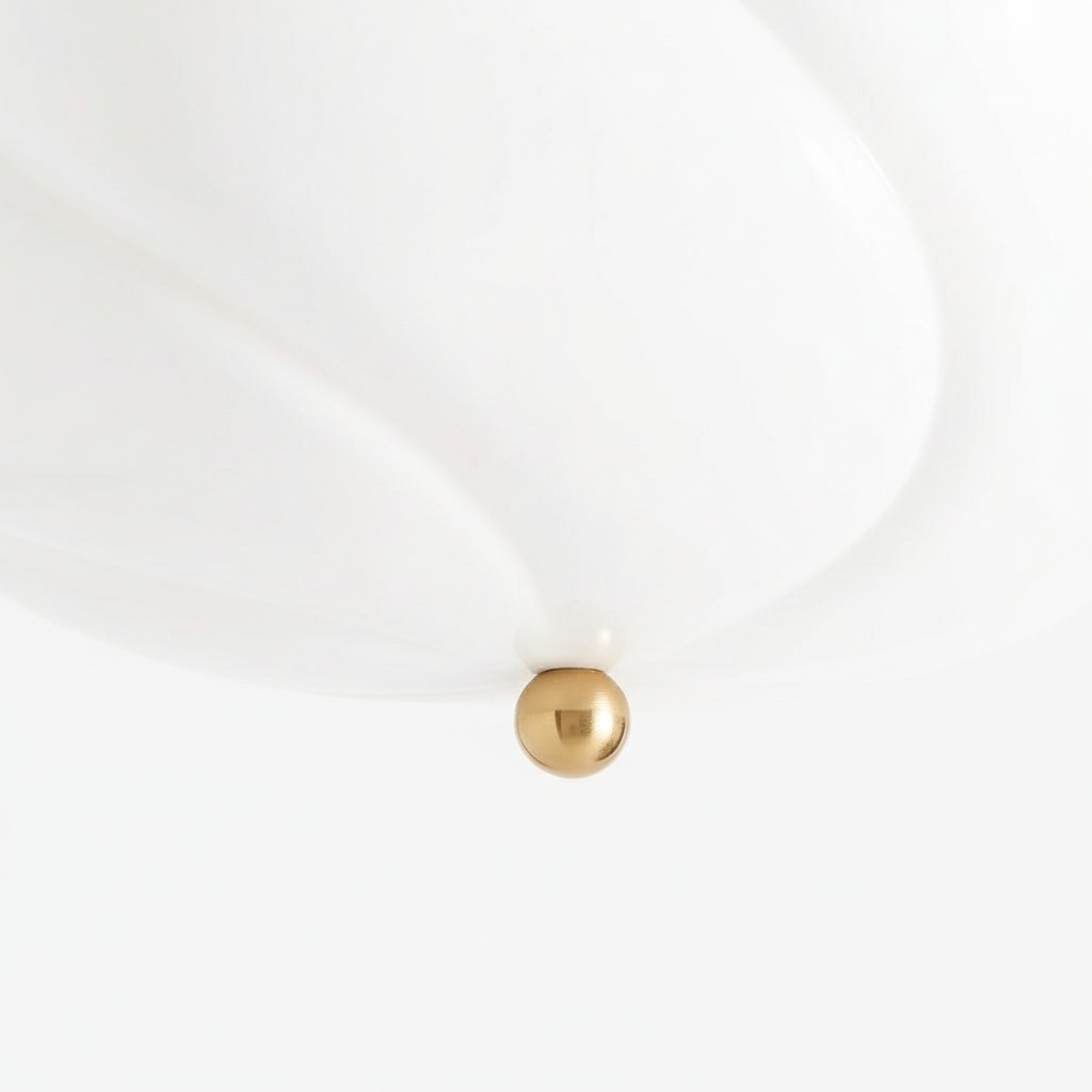 Modo Ceiling Light - Minimalist Glass Shade with Sleek Brass Frame for Dining Room or Office T729
