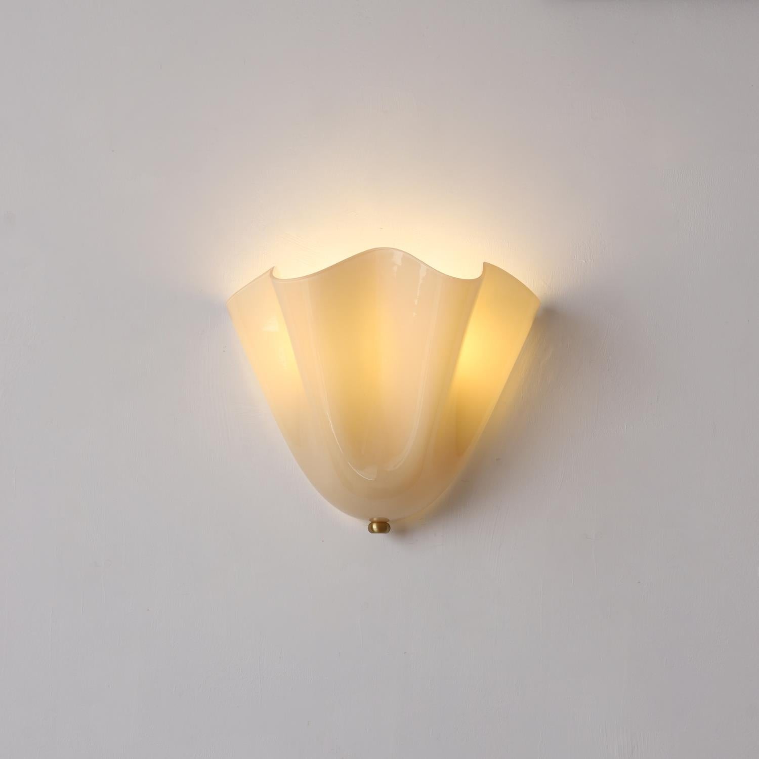 Bellina Modern Glass Wall Sconce - Ambient Lighting for Hallway P075