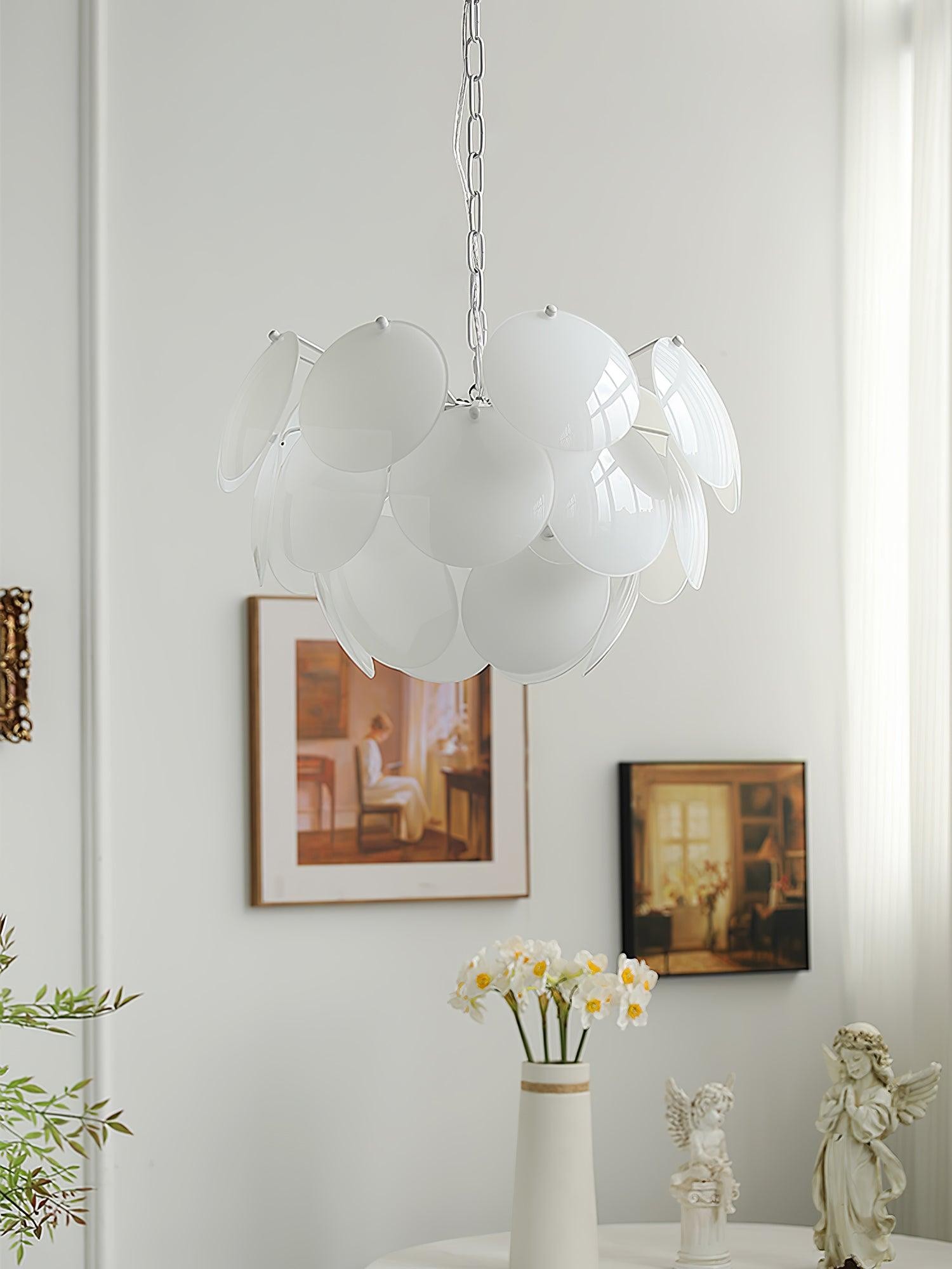 Luxury Fashion Luminous Petal Glass Chandelier M538