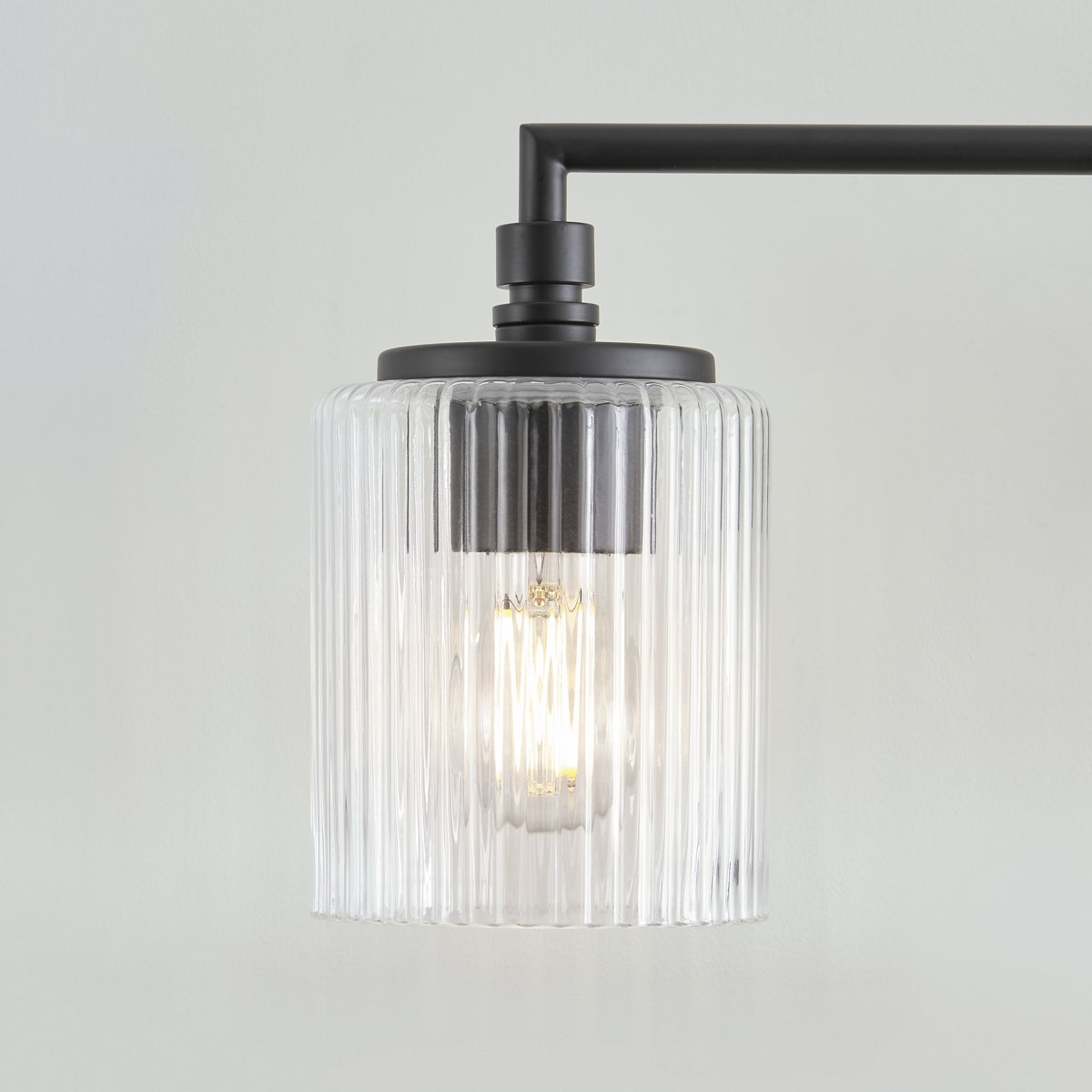 Lirra 3 Light Glass Vanity Lamp - Contemporary Bathroom Wall Lighting T762