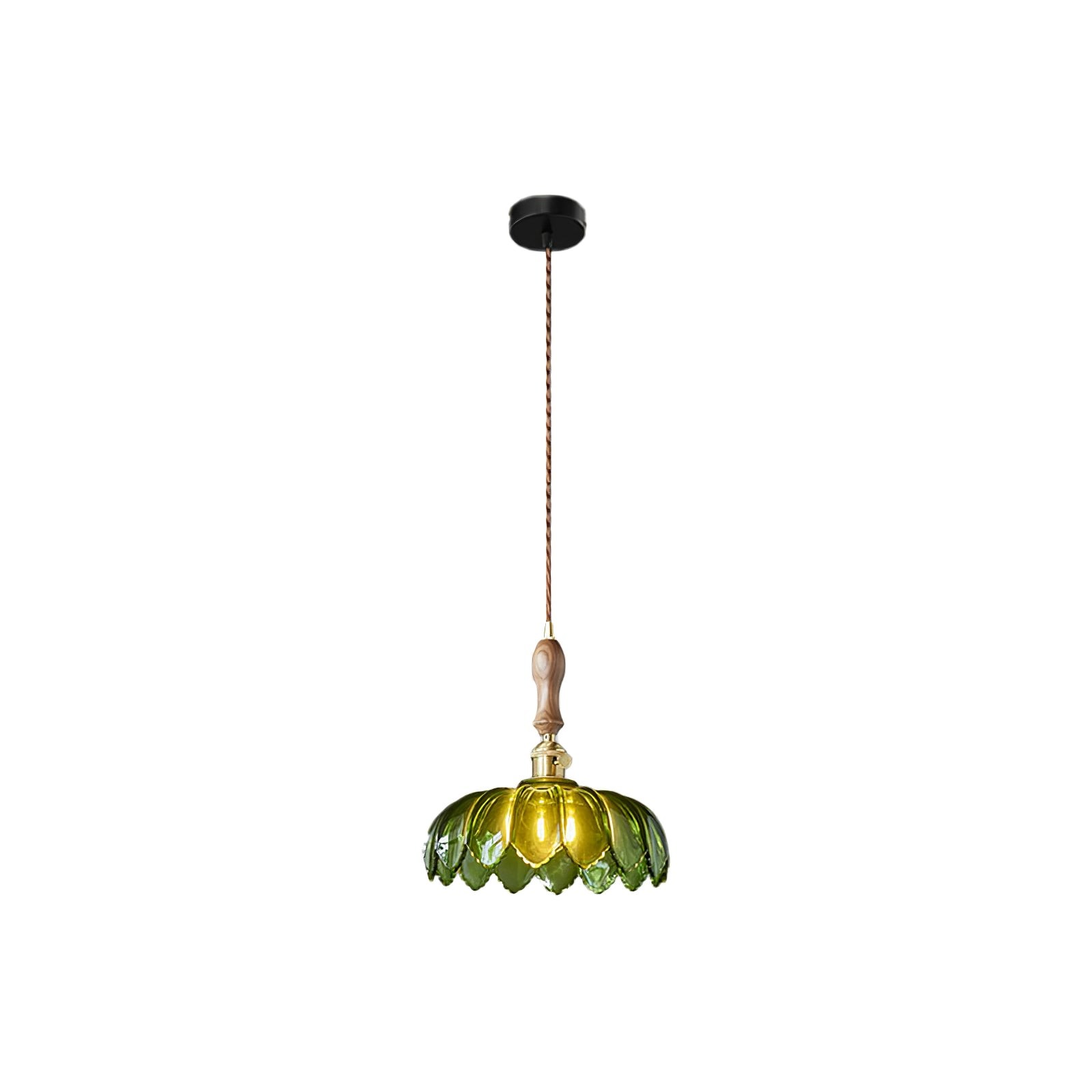 Retro Petal Green Pendant Lamp M542