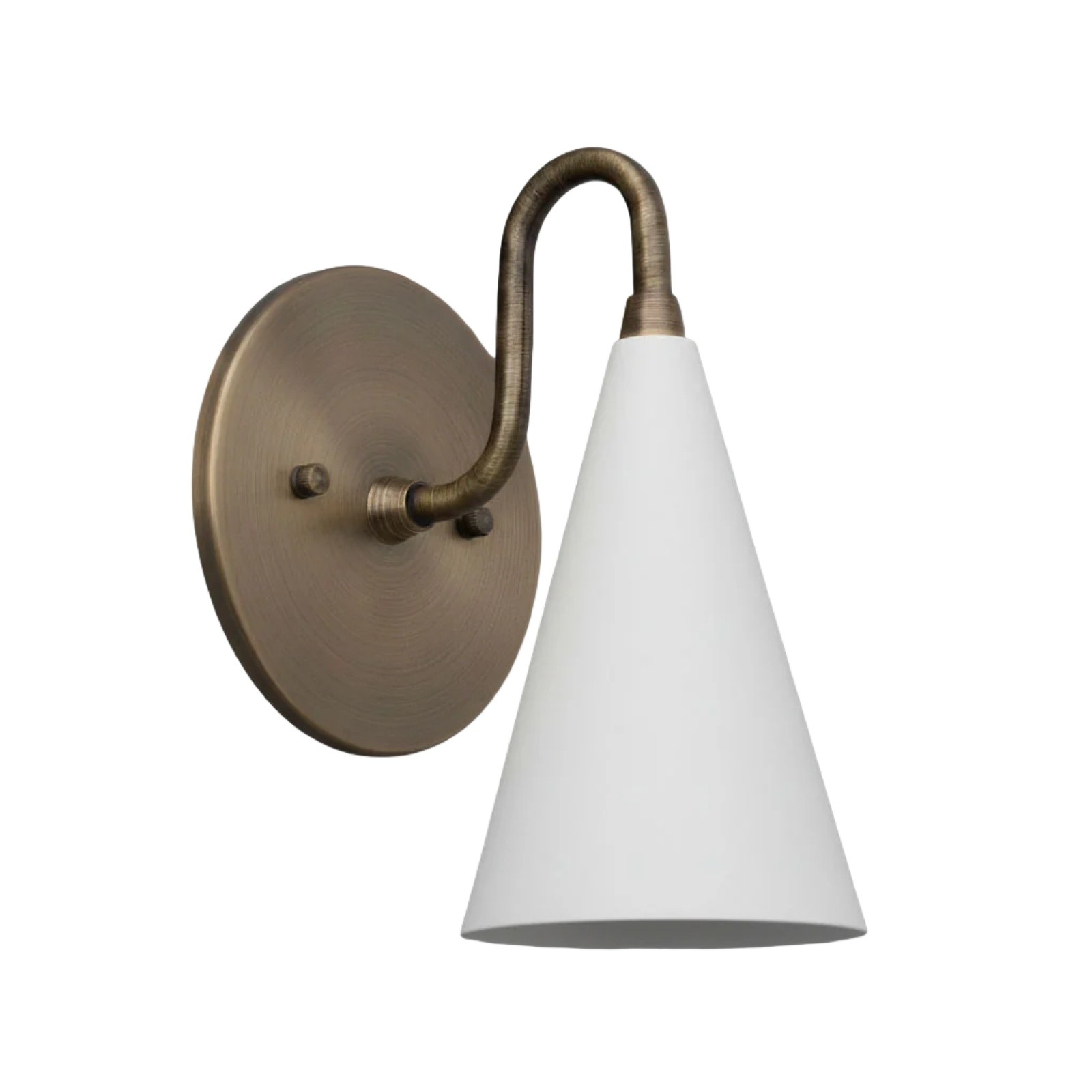 Minimalist Tall Brass Triangular Wall Lamp S307