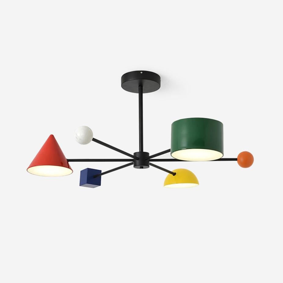 Geometric Colorful Ceiling Light M276