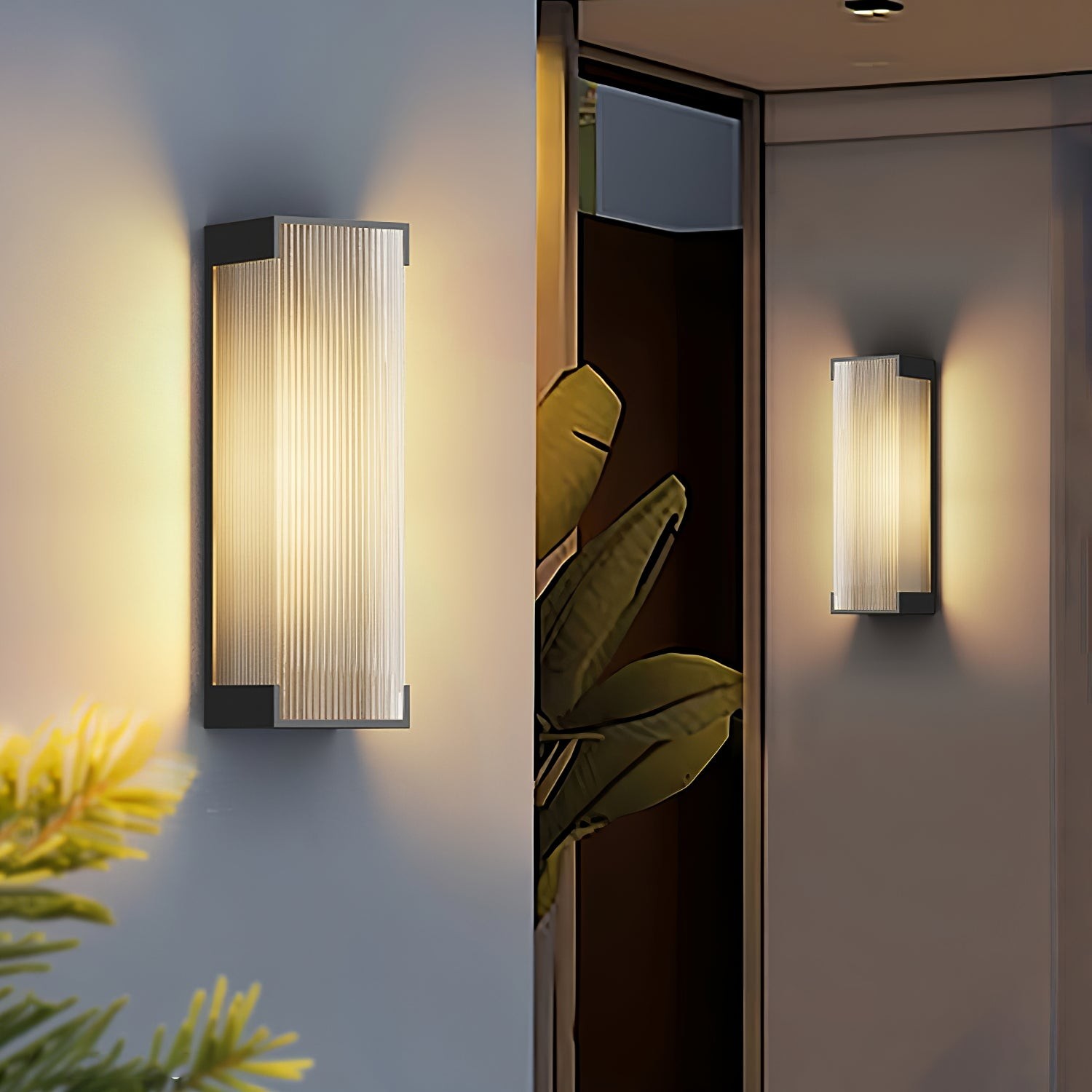 Rectangular Outdoor Wall Light M328