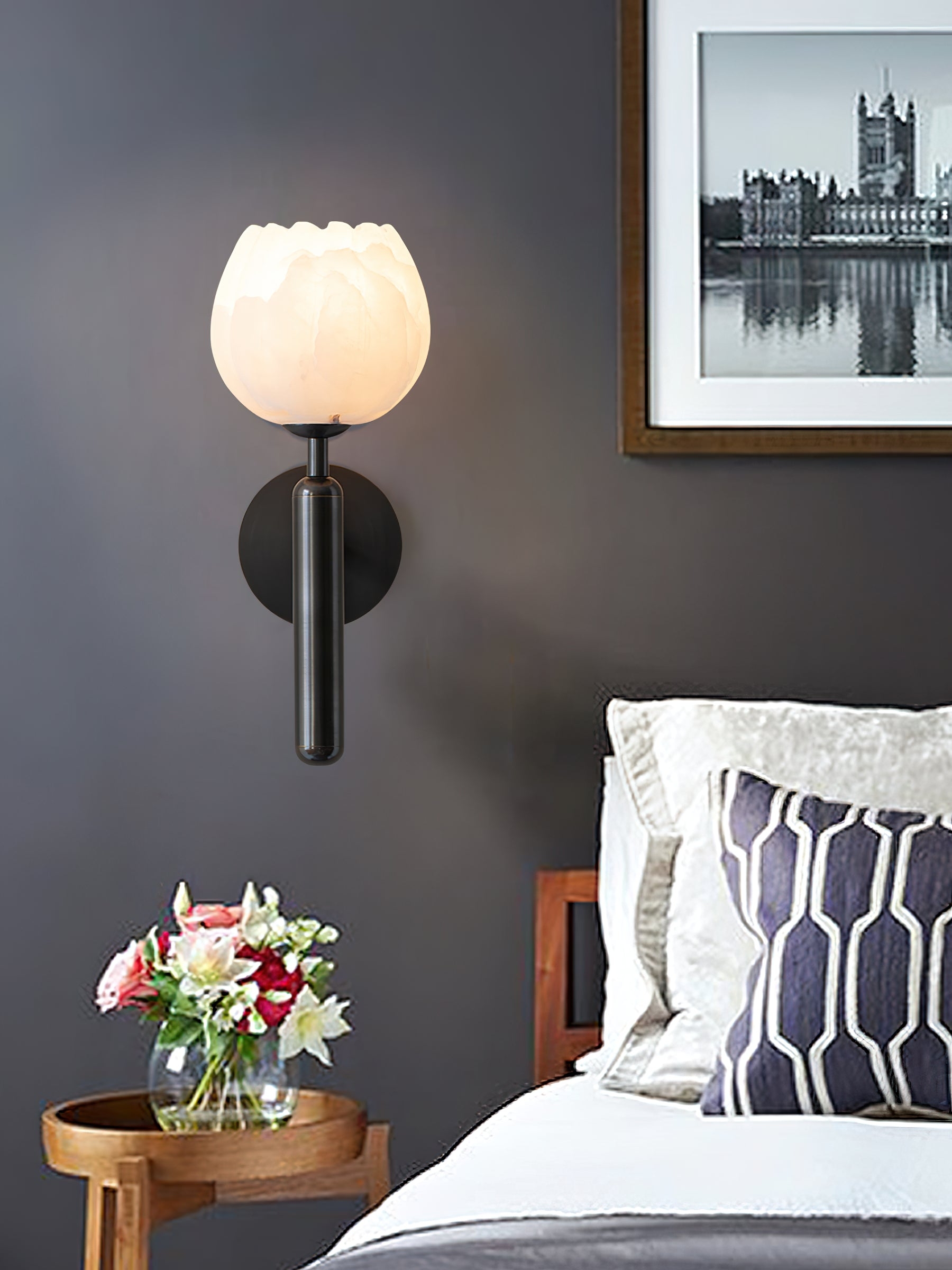 Mian Alabaster Wall Lamp T1663