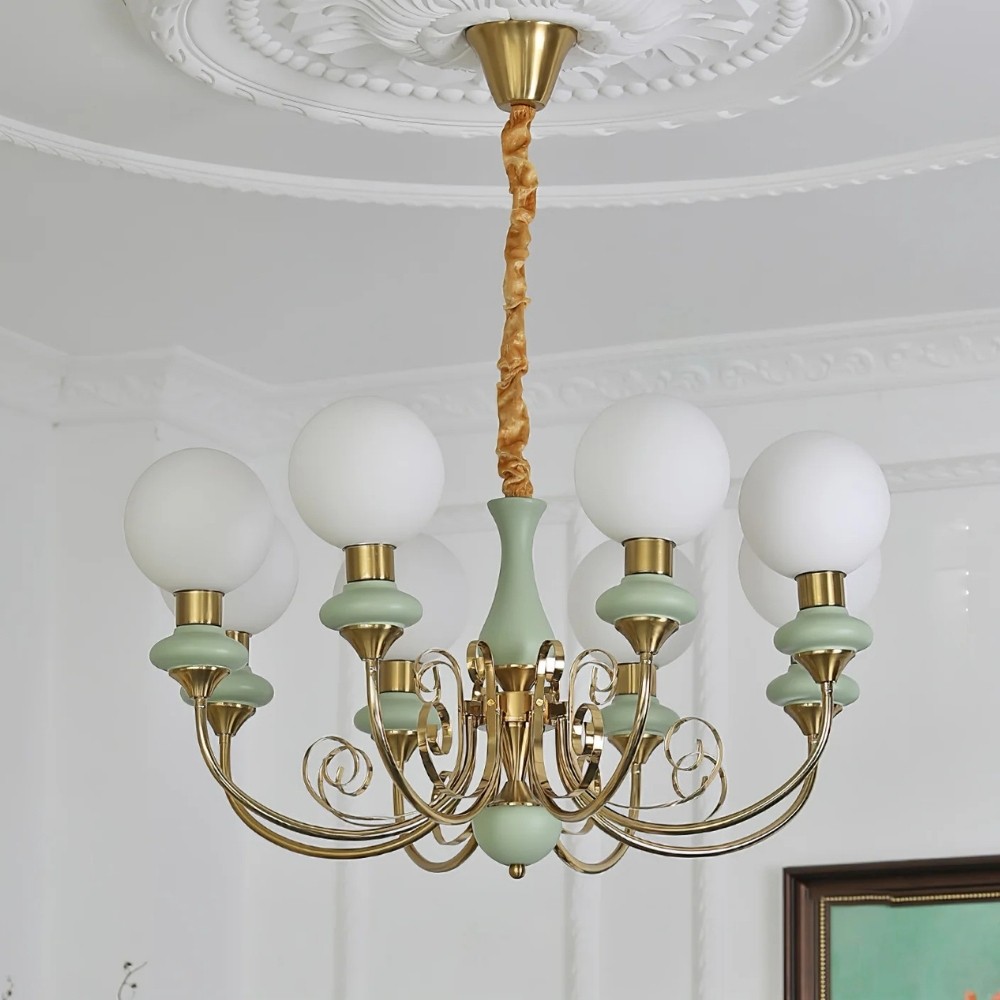 Modern Chandelier with Graceful Silhouette for Ambient Light S219