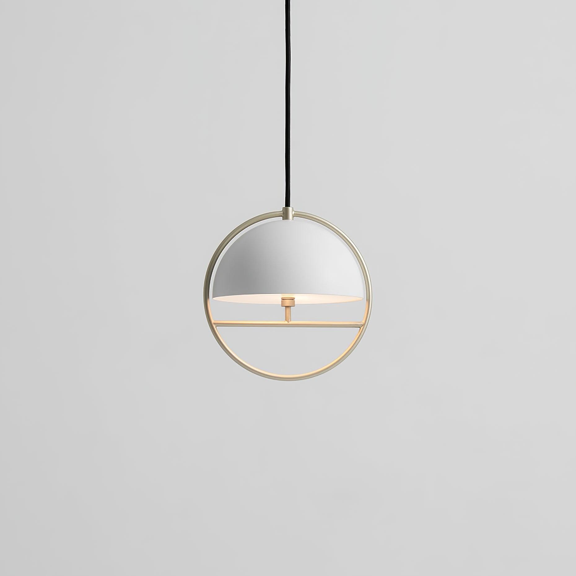 Nordic Hemispherical Ring Metal Pendant Lamp M448