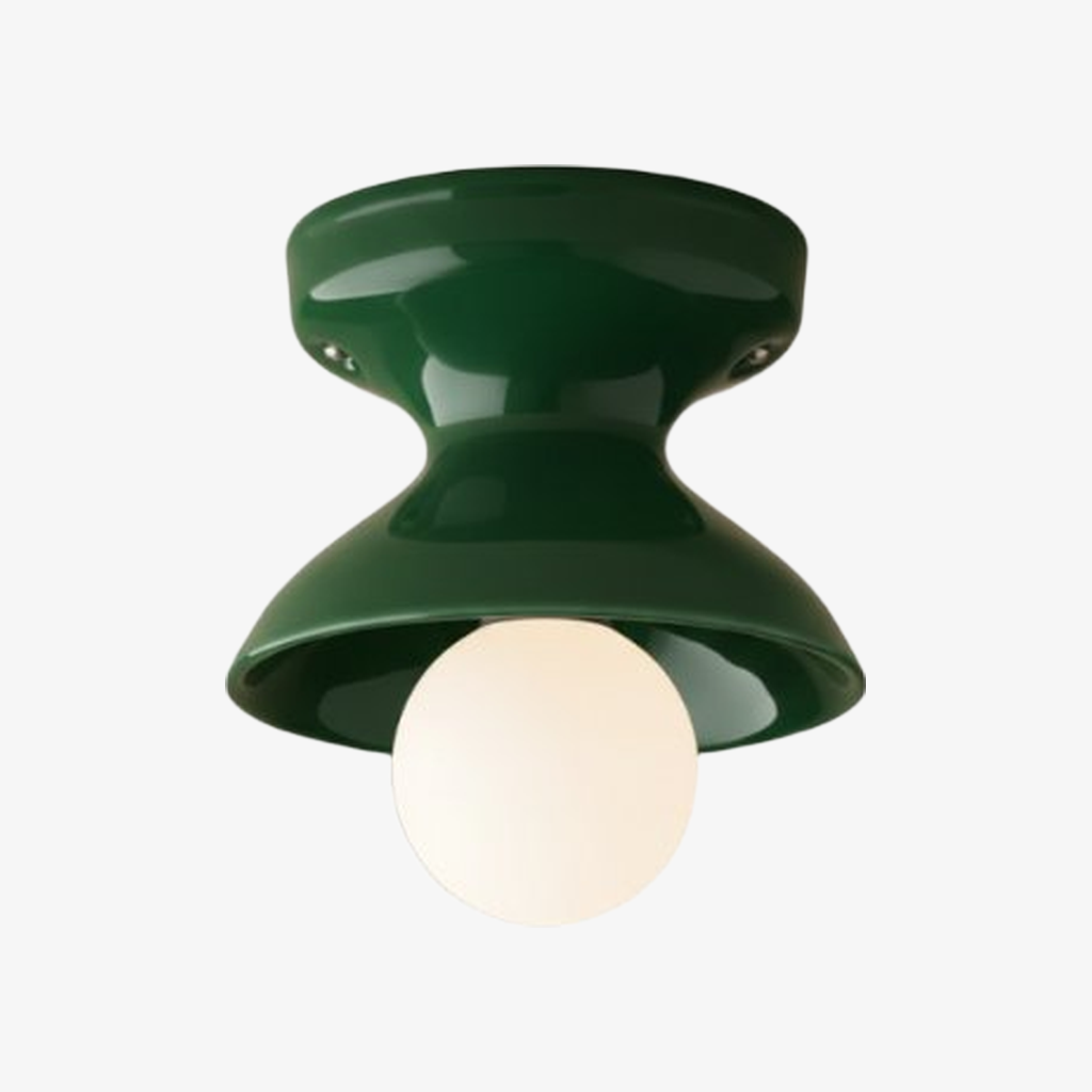 Dravin Colorful Ceramic Ceiling Light - Modern Flush Mount for Living Room T1194
