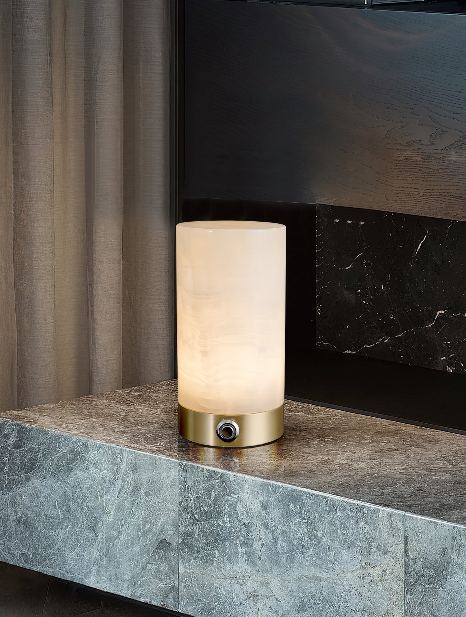 Totem Alabaster Table Lamp T1723