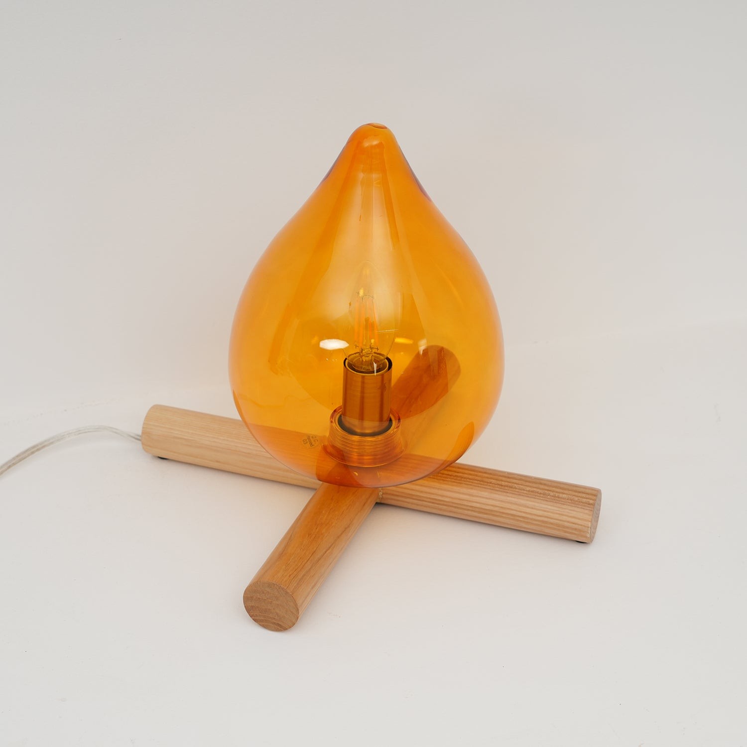 Funny Fire Shape Small Flame Table Lamp M55