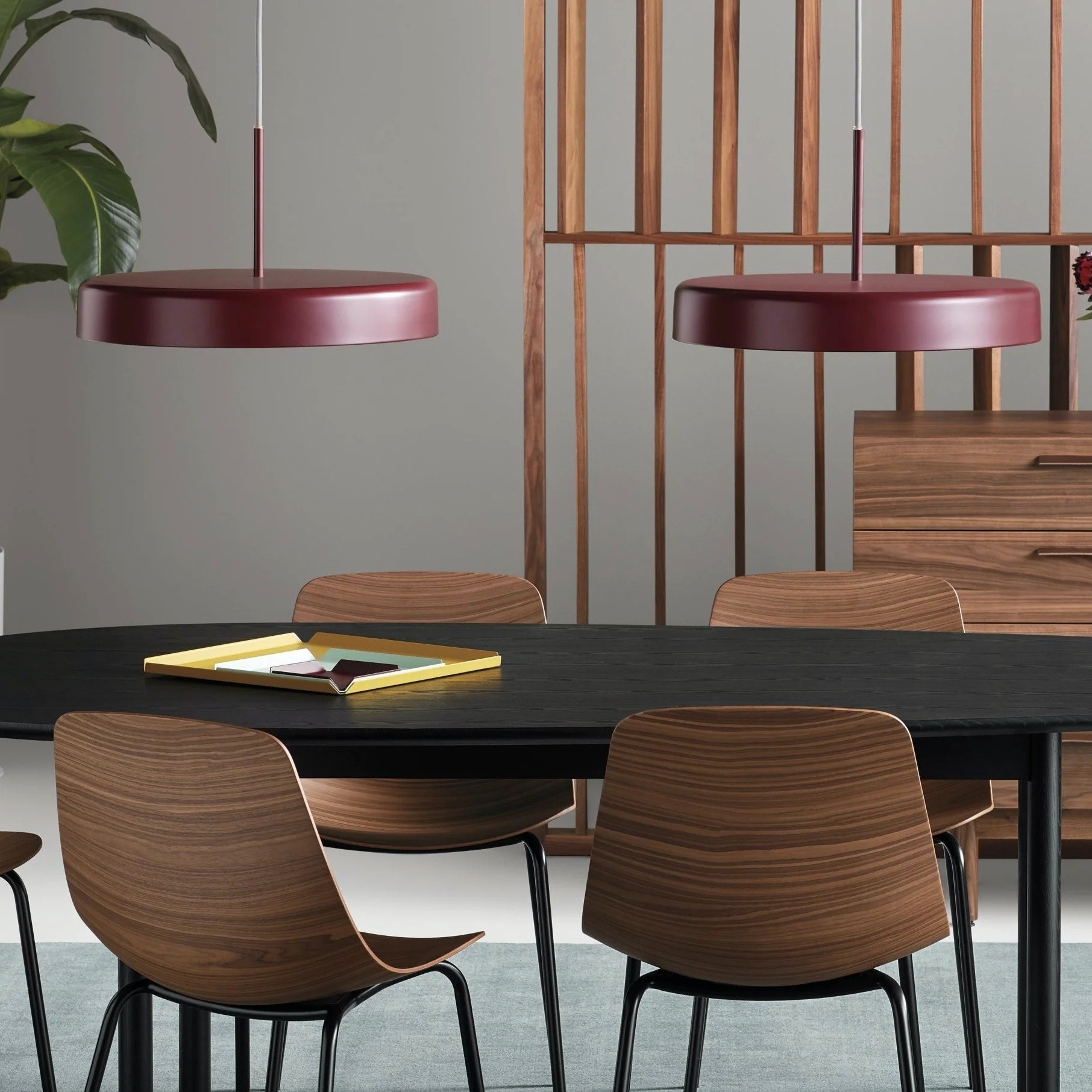 Minimalist Pendant Light with Warm Acrylic Diffused Illumination S226