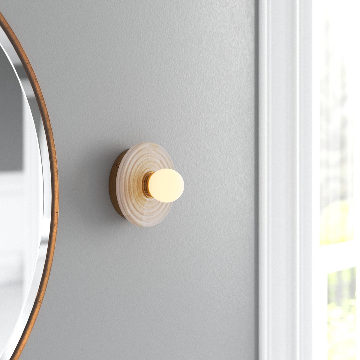 Leigha Alabaster Wall Lamp T1900