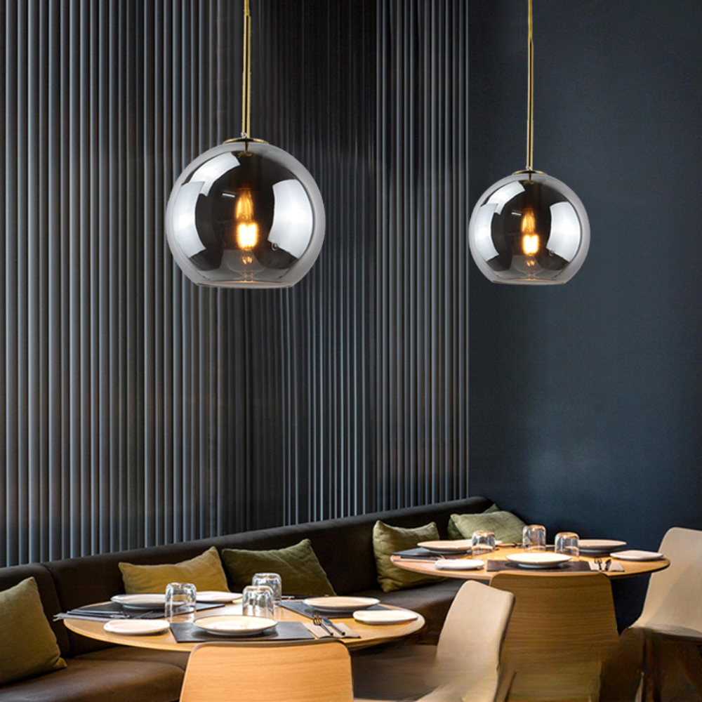 Solara Nordic Spherical Glass Pendant Light T2167