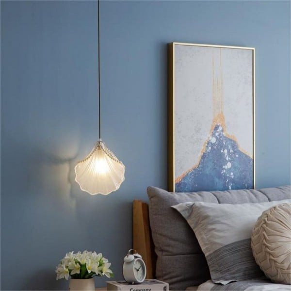 Modern Shell Glass Living Room Lamp S88