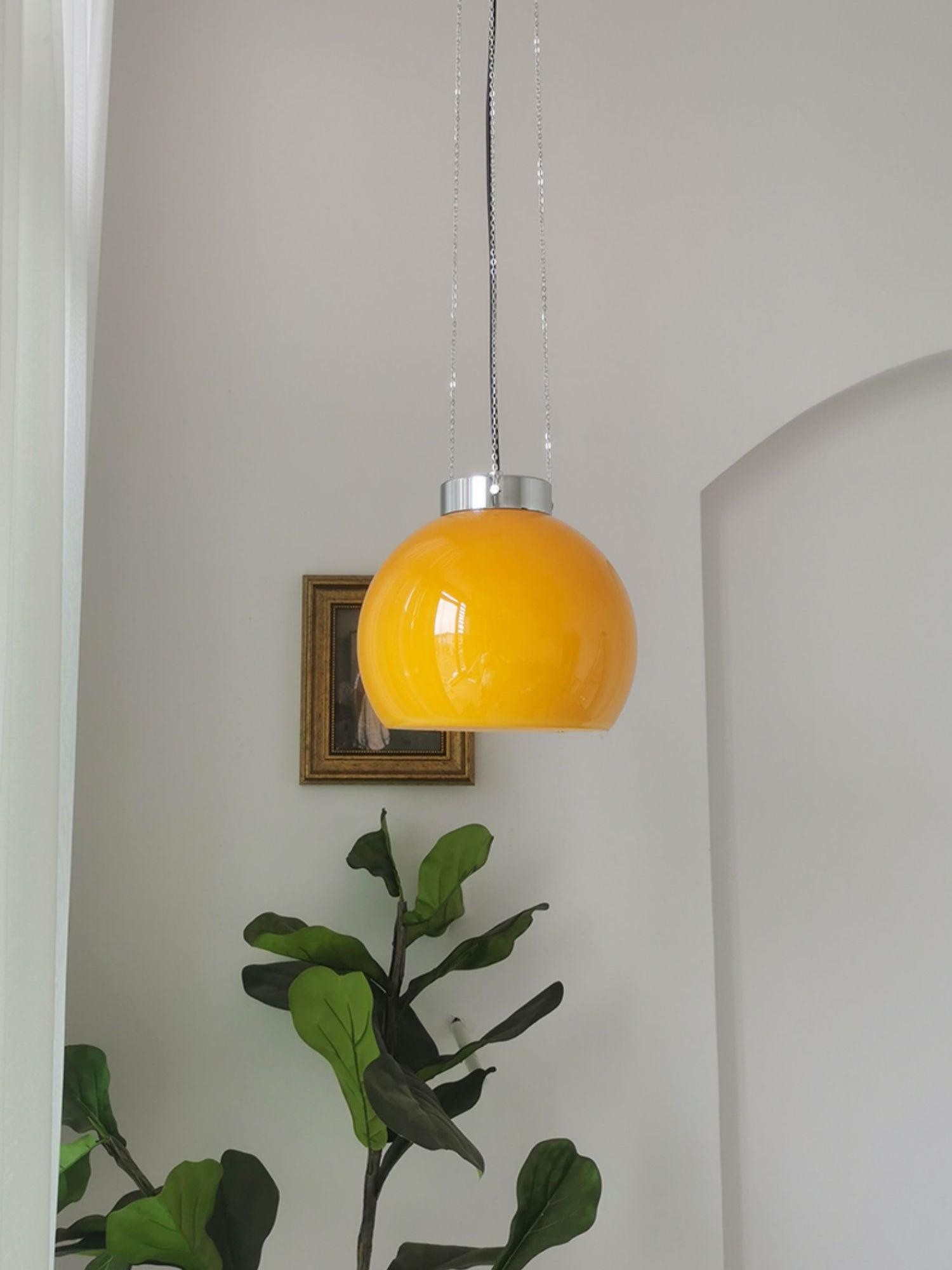 Vintage Bauhaus Creative Hemispherical Pendant Light M540