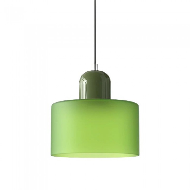 Nordic Morandi Cylinder Glass Pendant Light S66