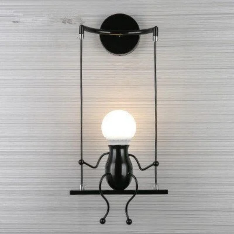 Cartoon Robot Wall Light
