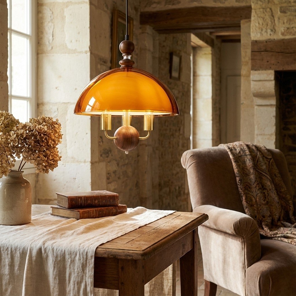 Afterglow Sunset Medieval French Style Pendant Light - Dining Room Foyer T491