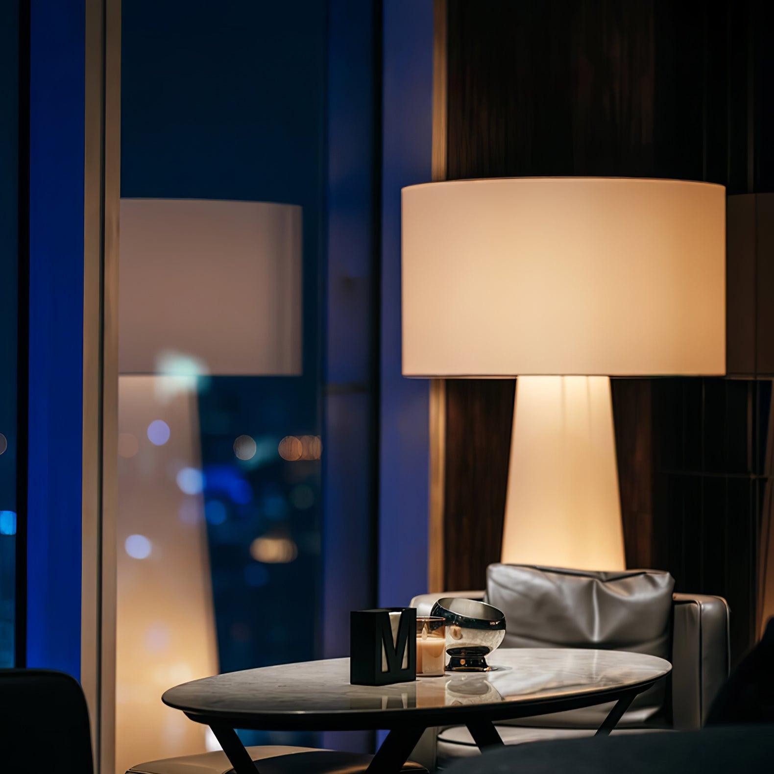 Column Fabric Floor Lamp Suitable For Living Room M561