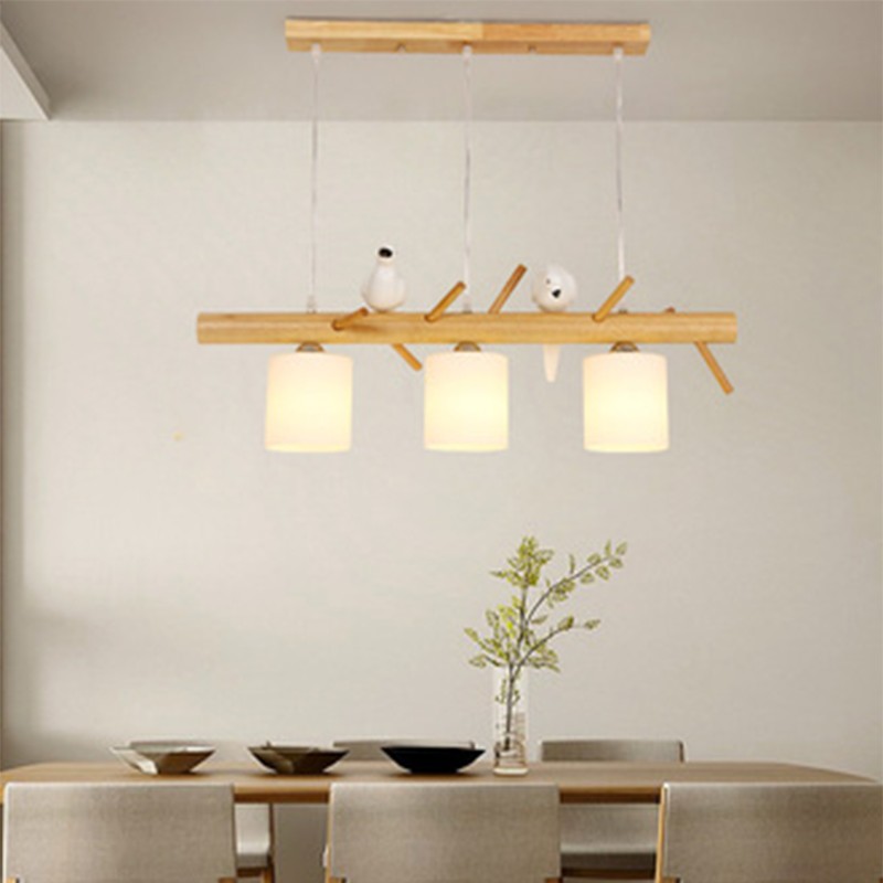 BIRDY Wooden Pendant Light