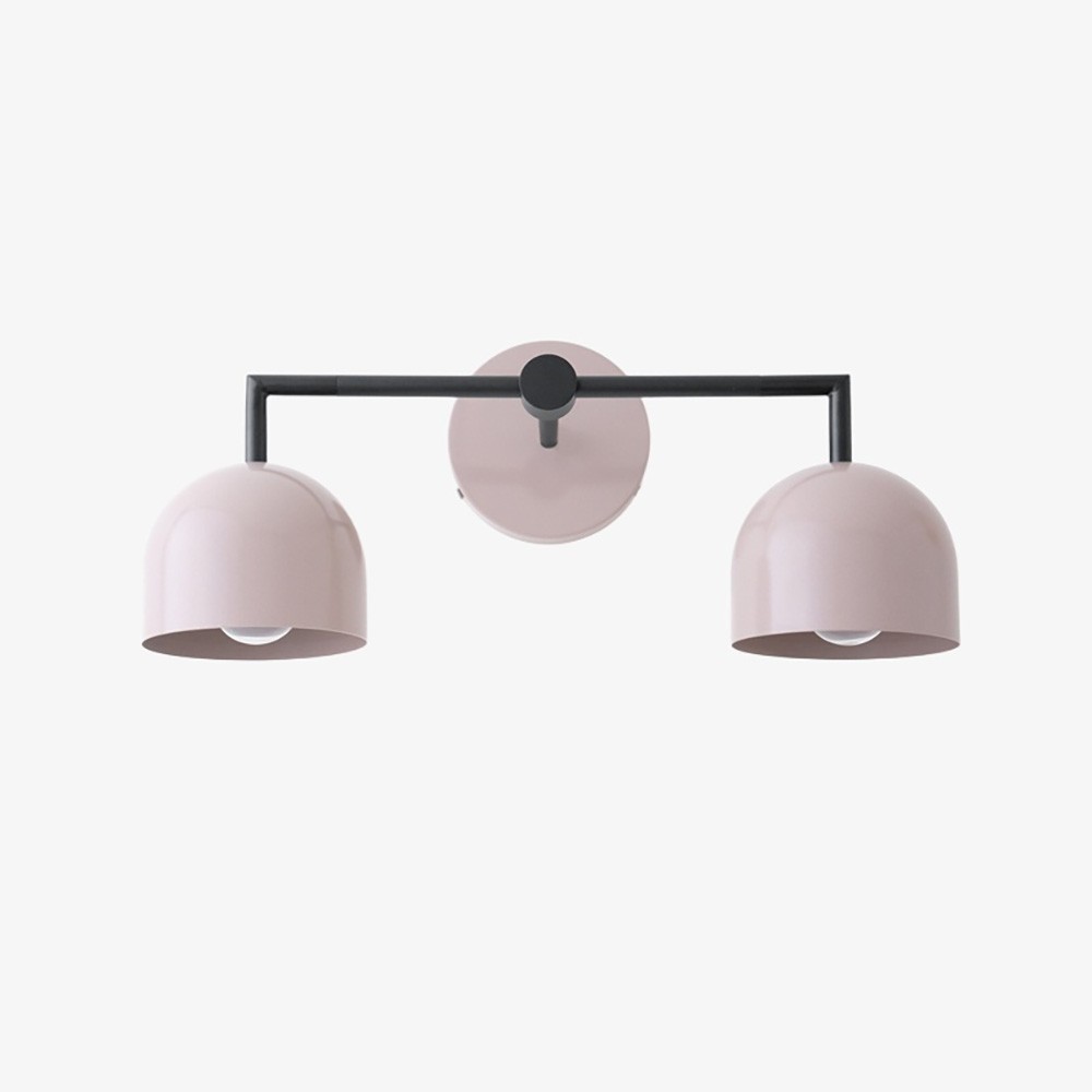 Metio Dome Farmhouse Wall Lamp - Metal Bathroom Mirror Sconce Light T450