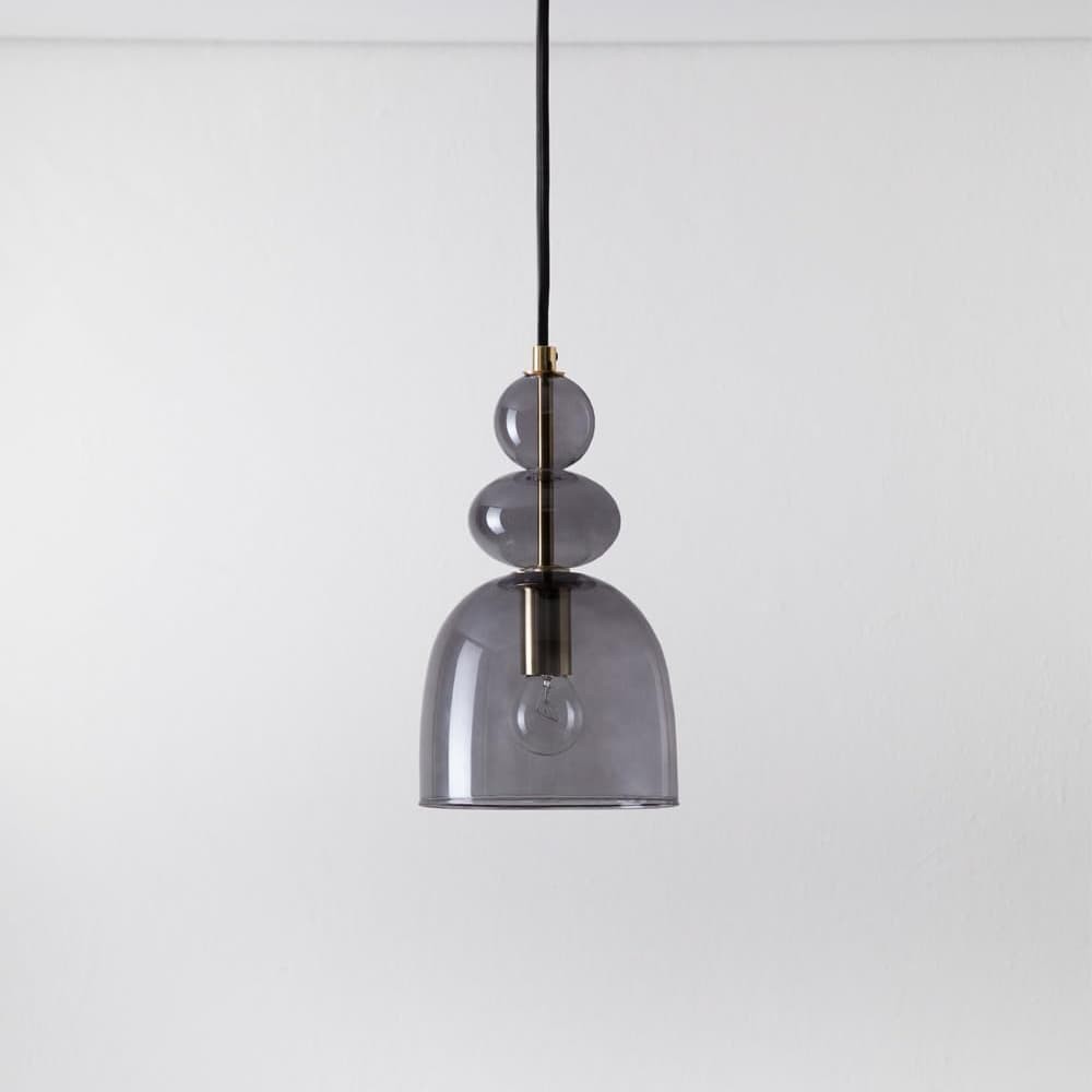 Contemporary Glass Lamp – Soft Glow for Modern Interiors S243