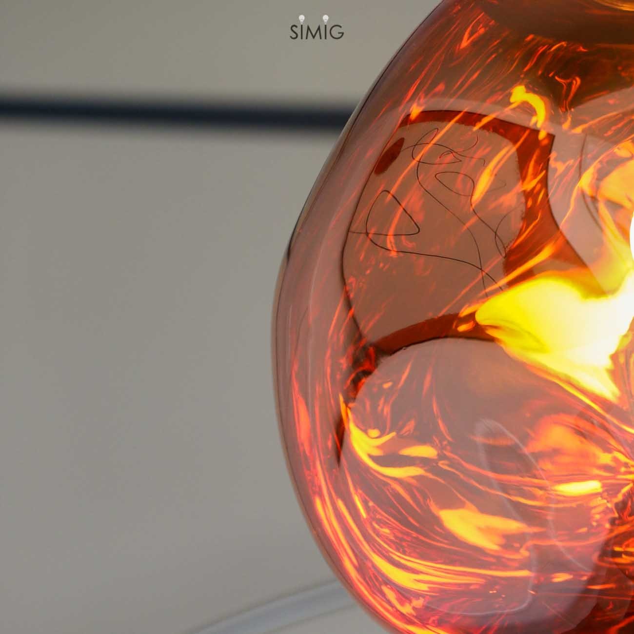 Dynamic Surface Pendant Light For Living Room S208