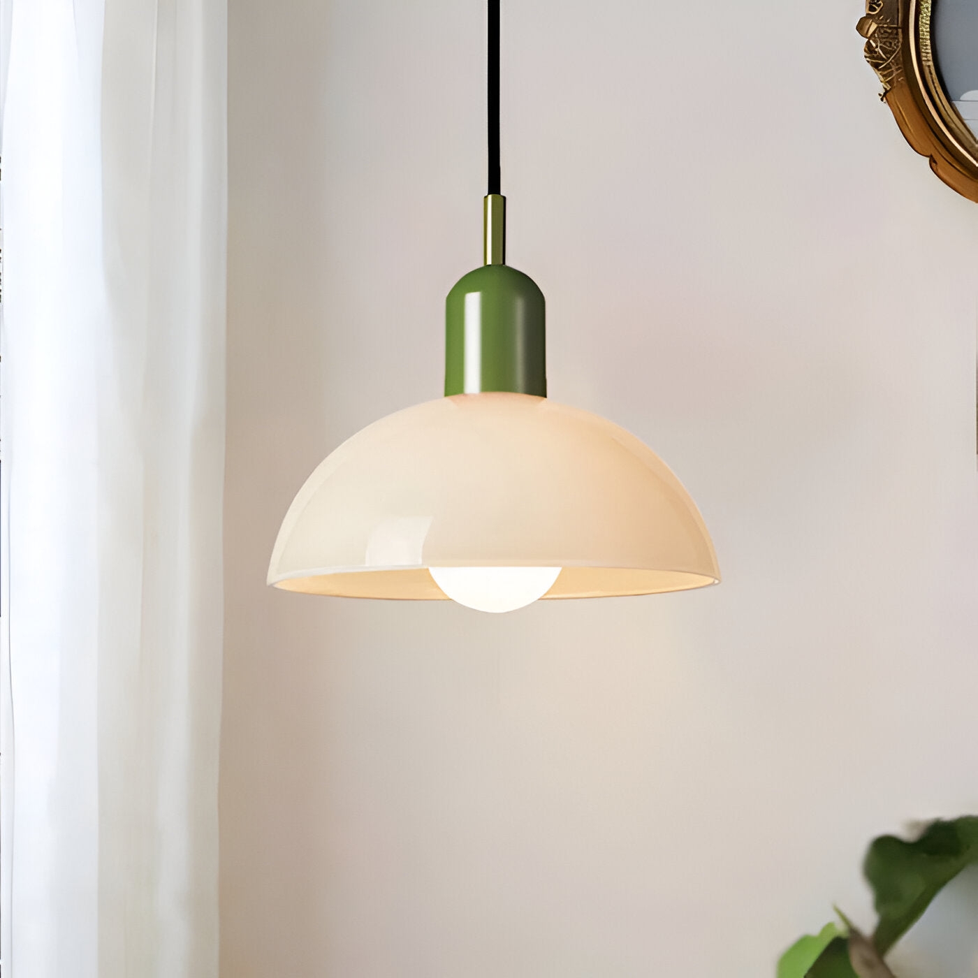 Aurora Nordic Colorful Bowl Pendant Light T2040