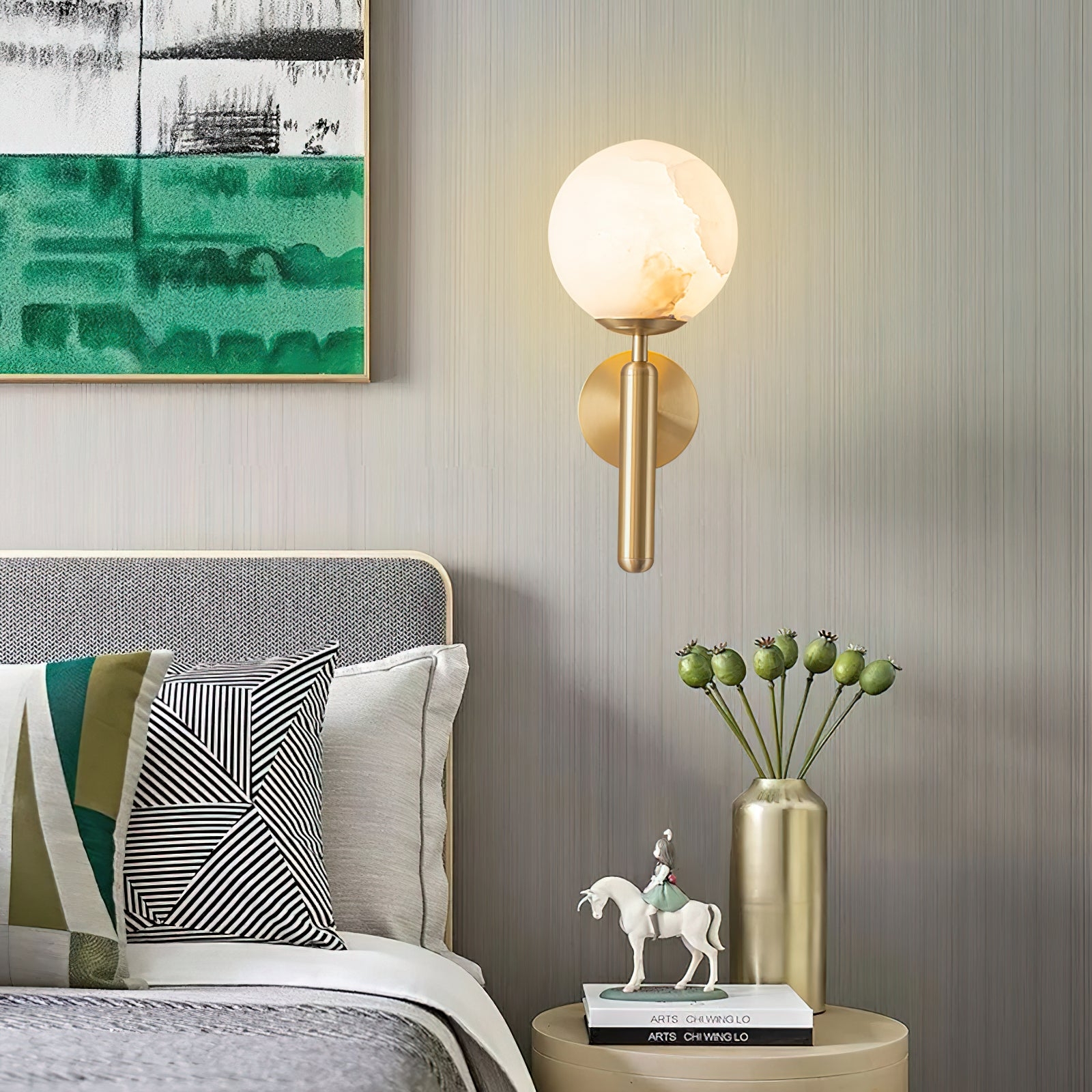 Mian Alabaster Wall Lamp T1663