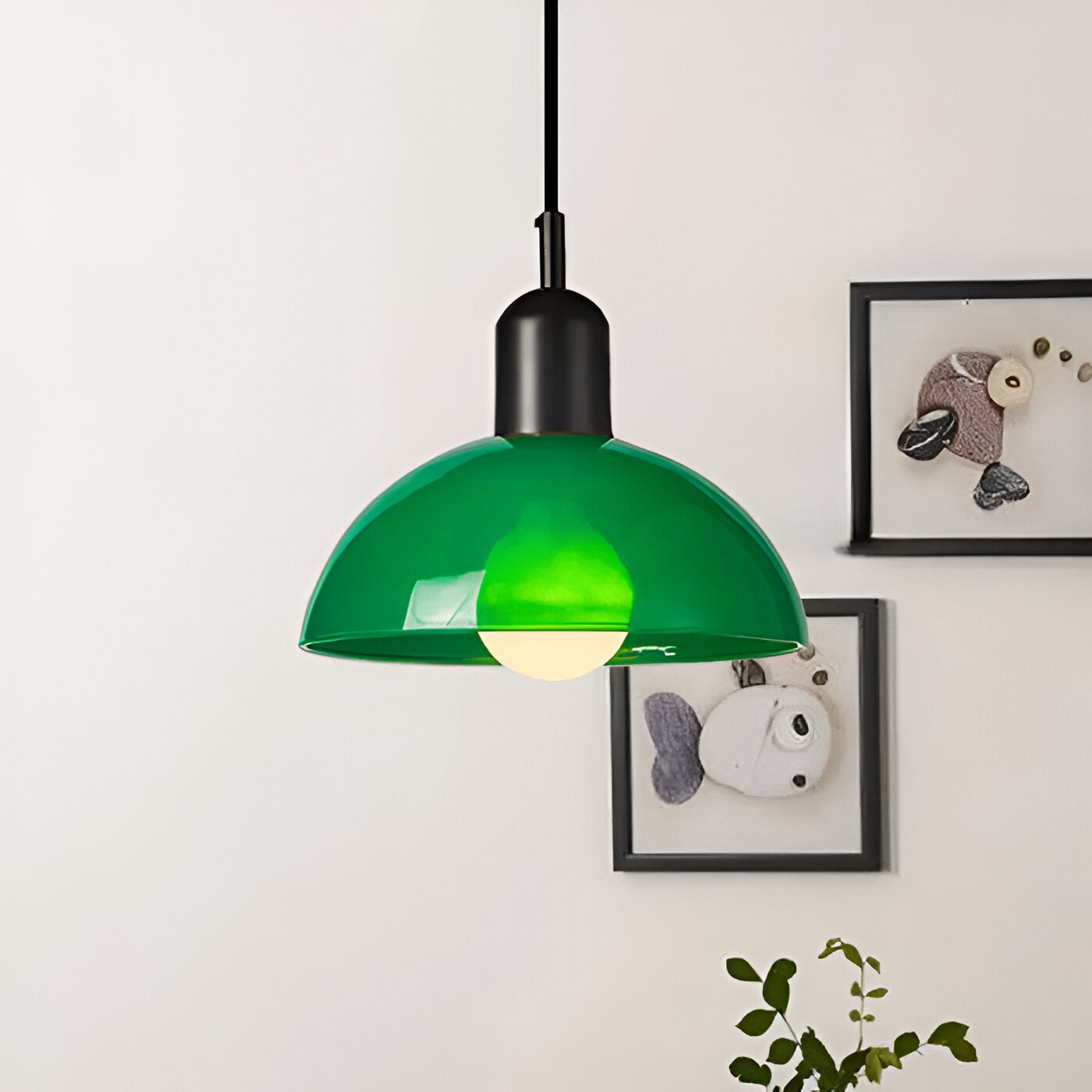 Aurora Nordic Colorful Bowl Pendant Light T2040