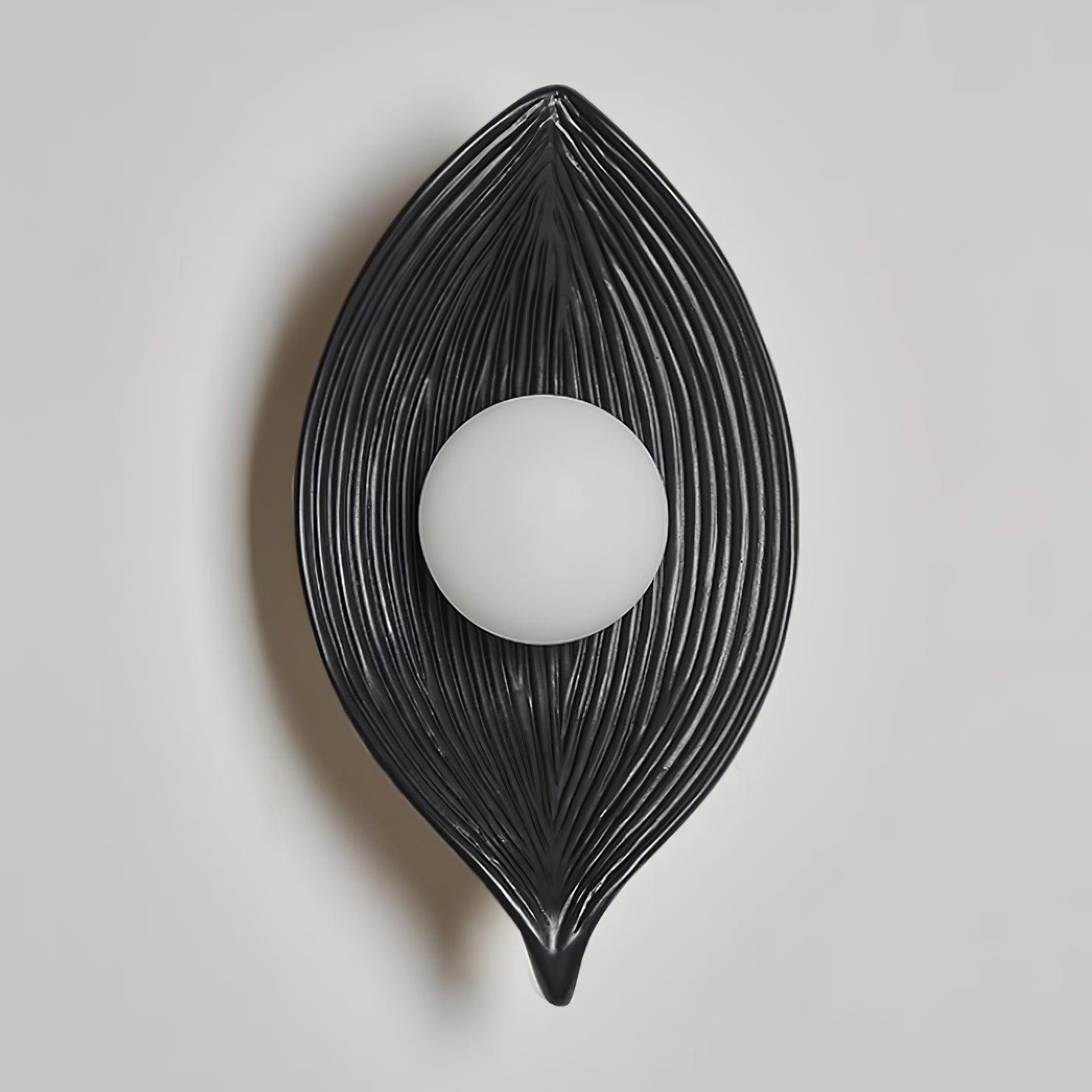 Contemporary Nordic Leaf Resin Wall Light M268
