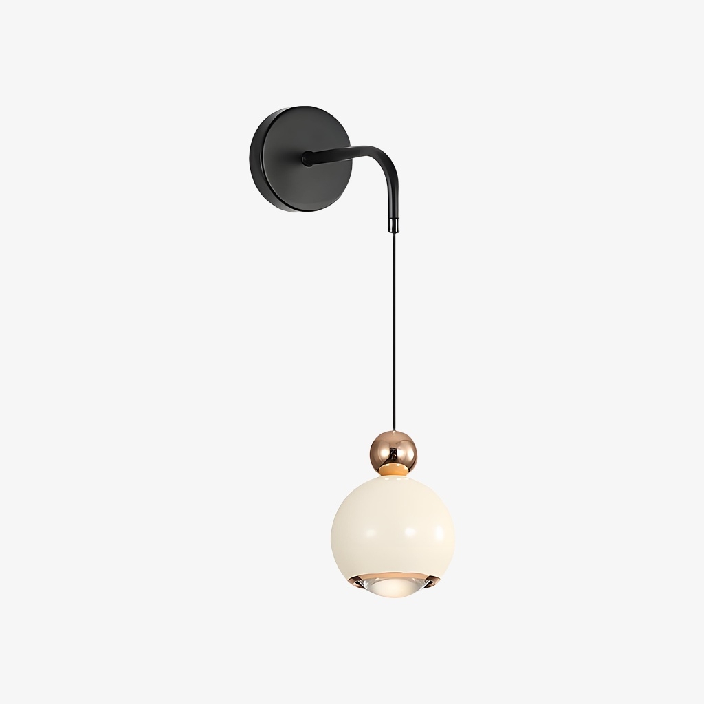 Glintap Nordic Globe Wall Mounted Light - Minimal Accent Lamp for Bedroom Interior T2207