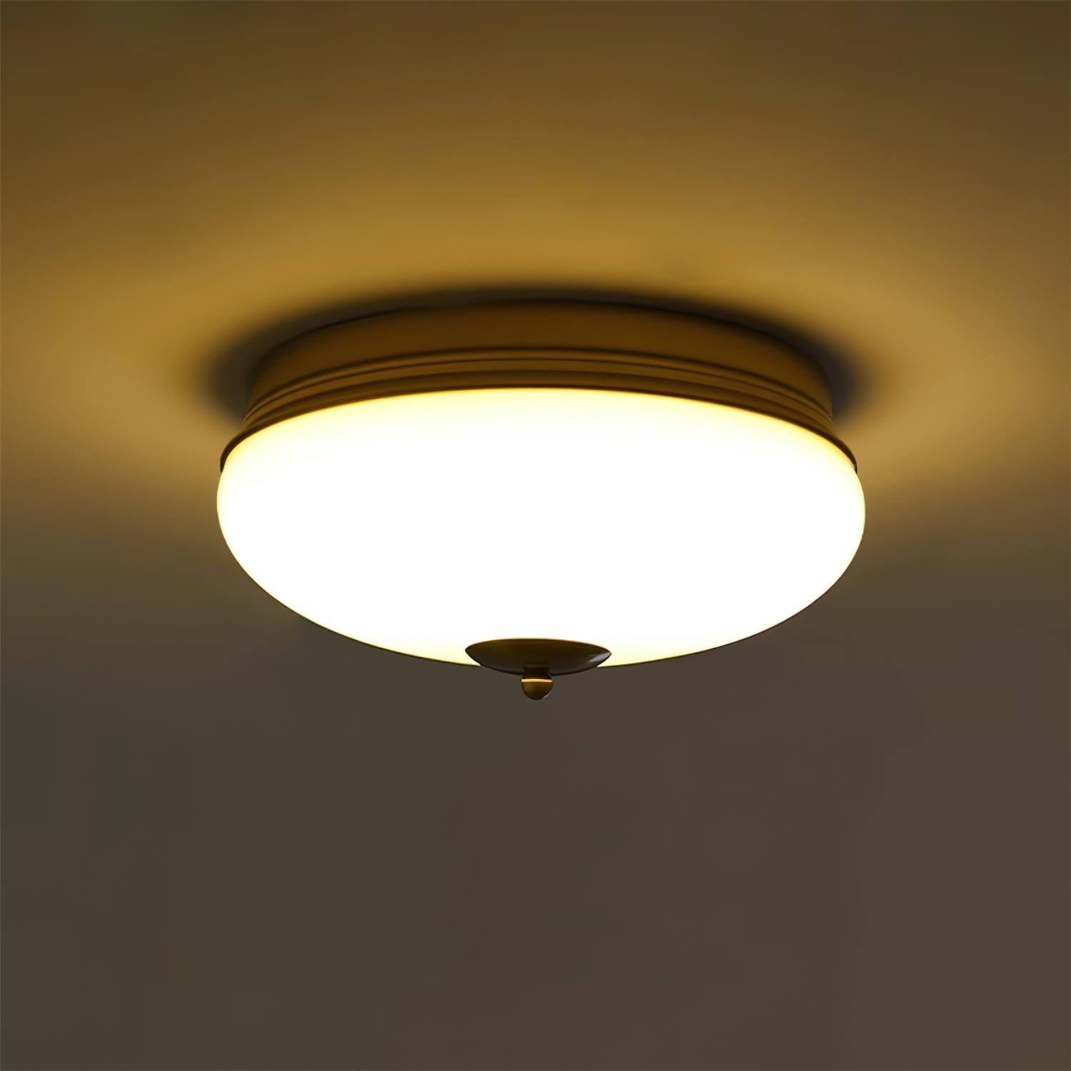 European Mid Century Cream Ceiling Light M140