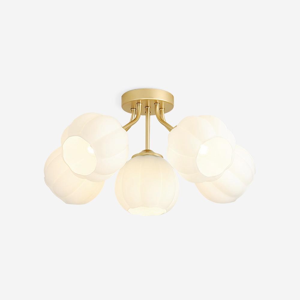 Flower Glass Ceiling Light P044