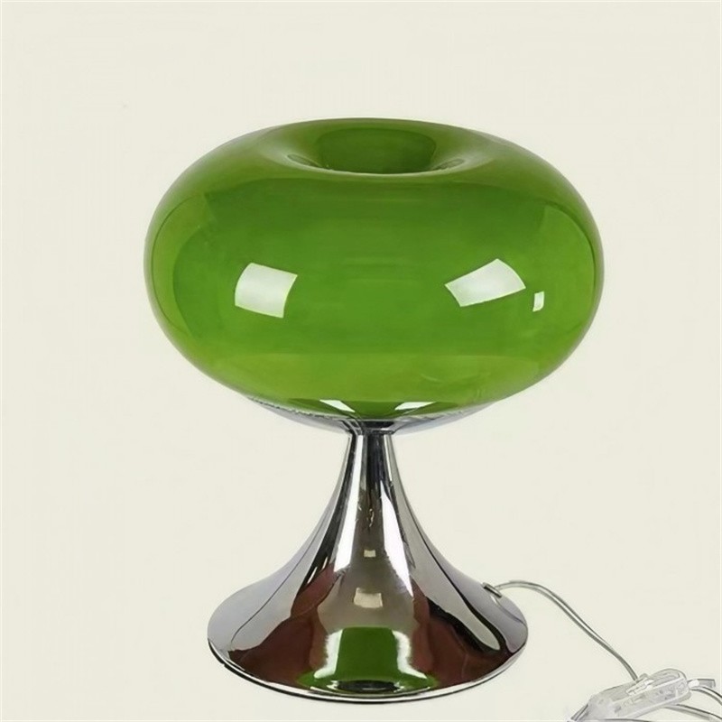 Lollora Bauhaus Apple Glass Table Lamp — Modern Desk & Bedside S171