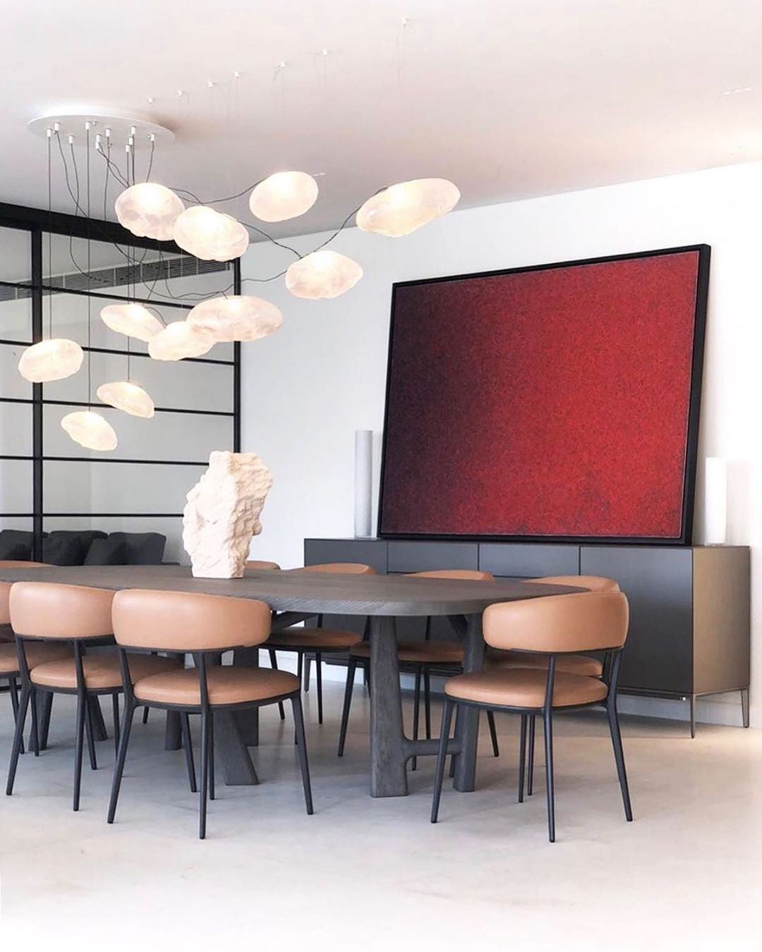 Multi-Head Irregular Glass Bubble Chandelier M79