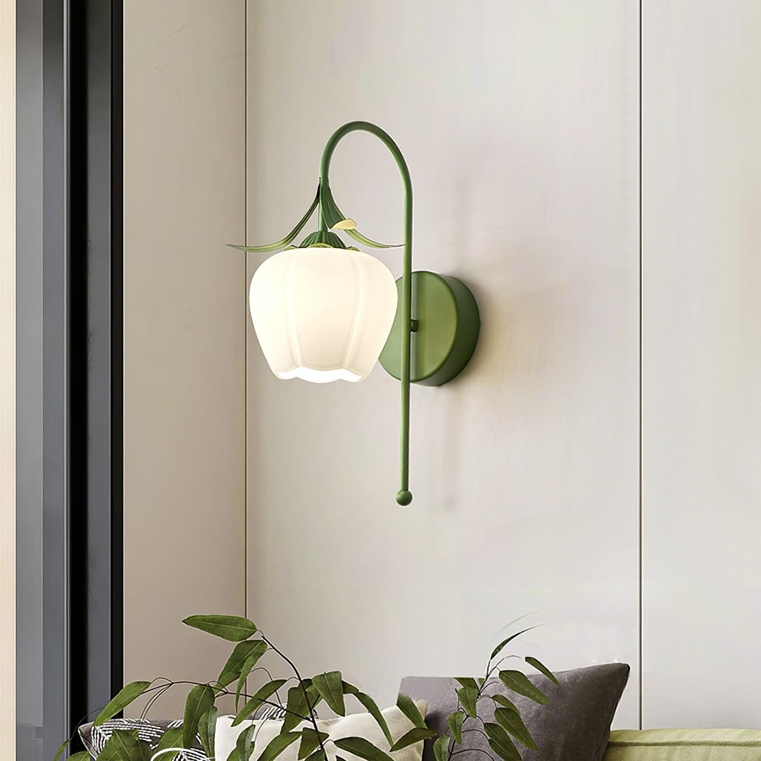 French Cream Style Flower Wall Lamp M47