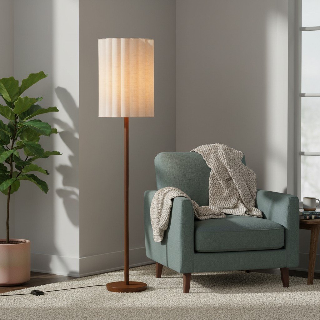 Linbron Natural Floor Lamp – Soft Ambient Light for Interior Spaces T648