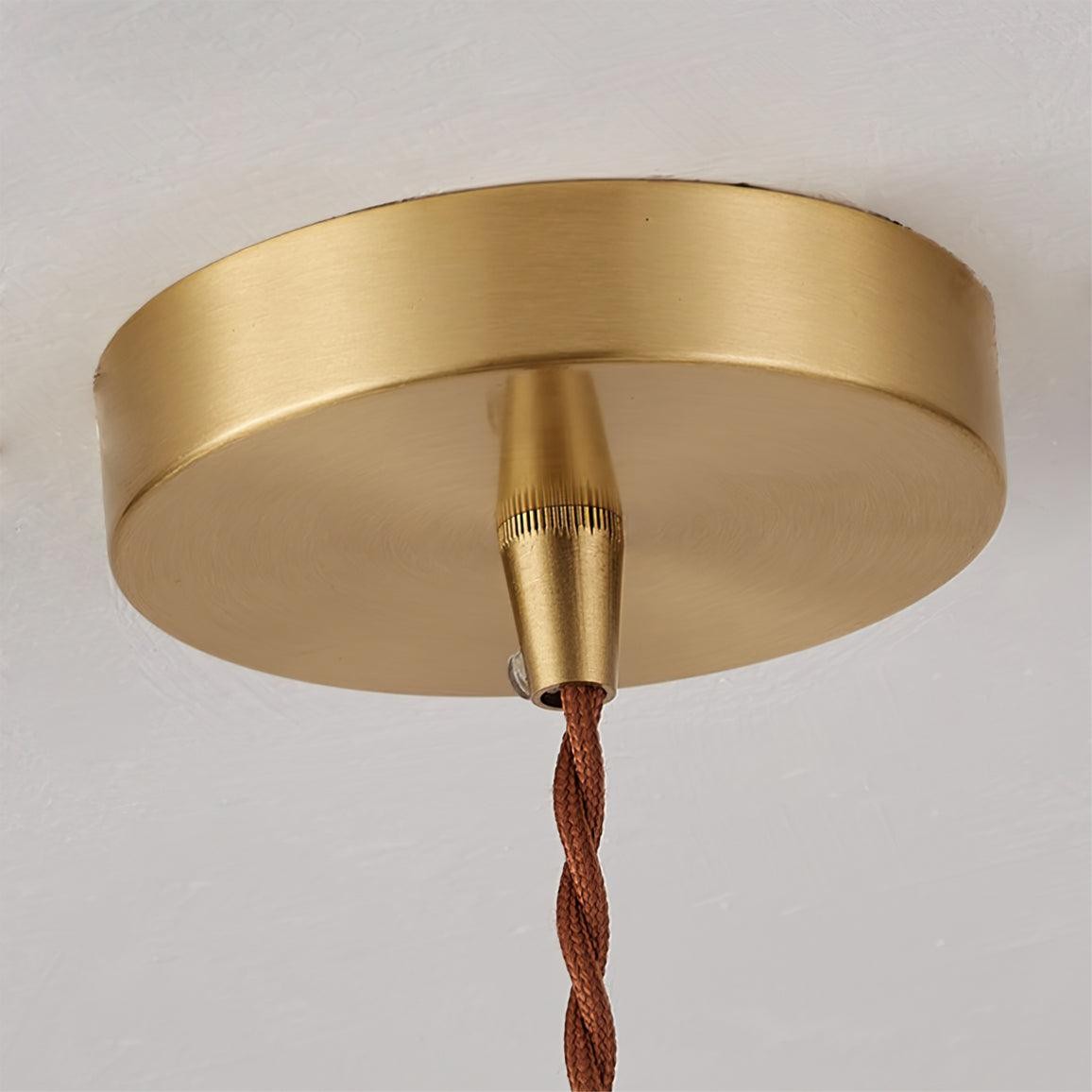 Walnut Glass Pendant Lamp M200