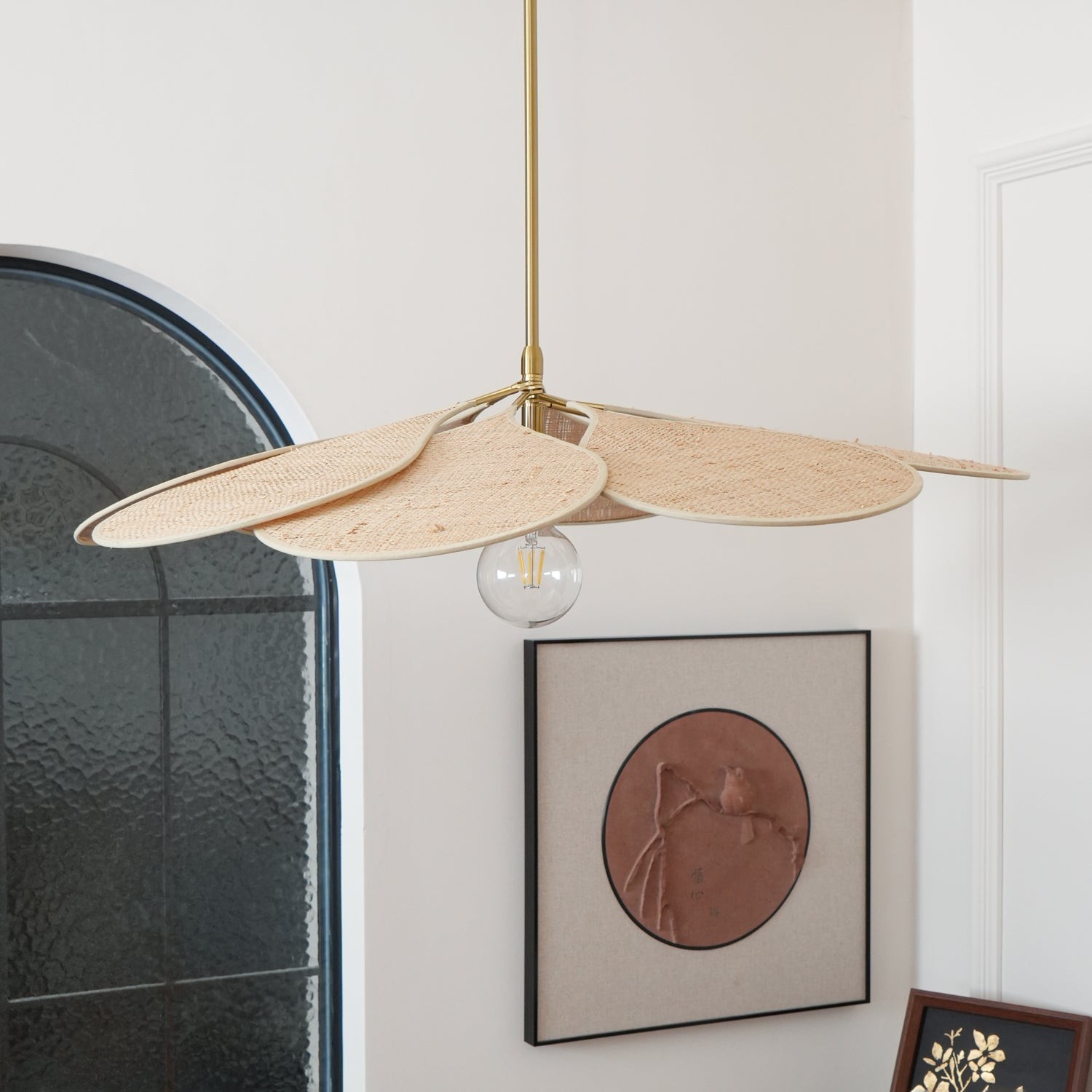 Petals Bloom Rattan Pendant Lamp M428