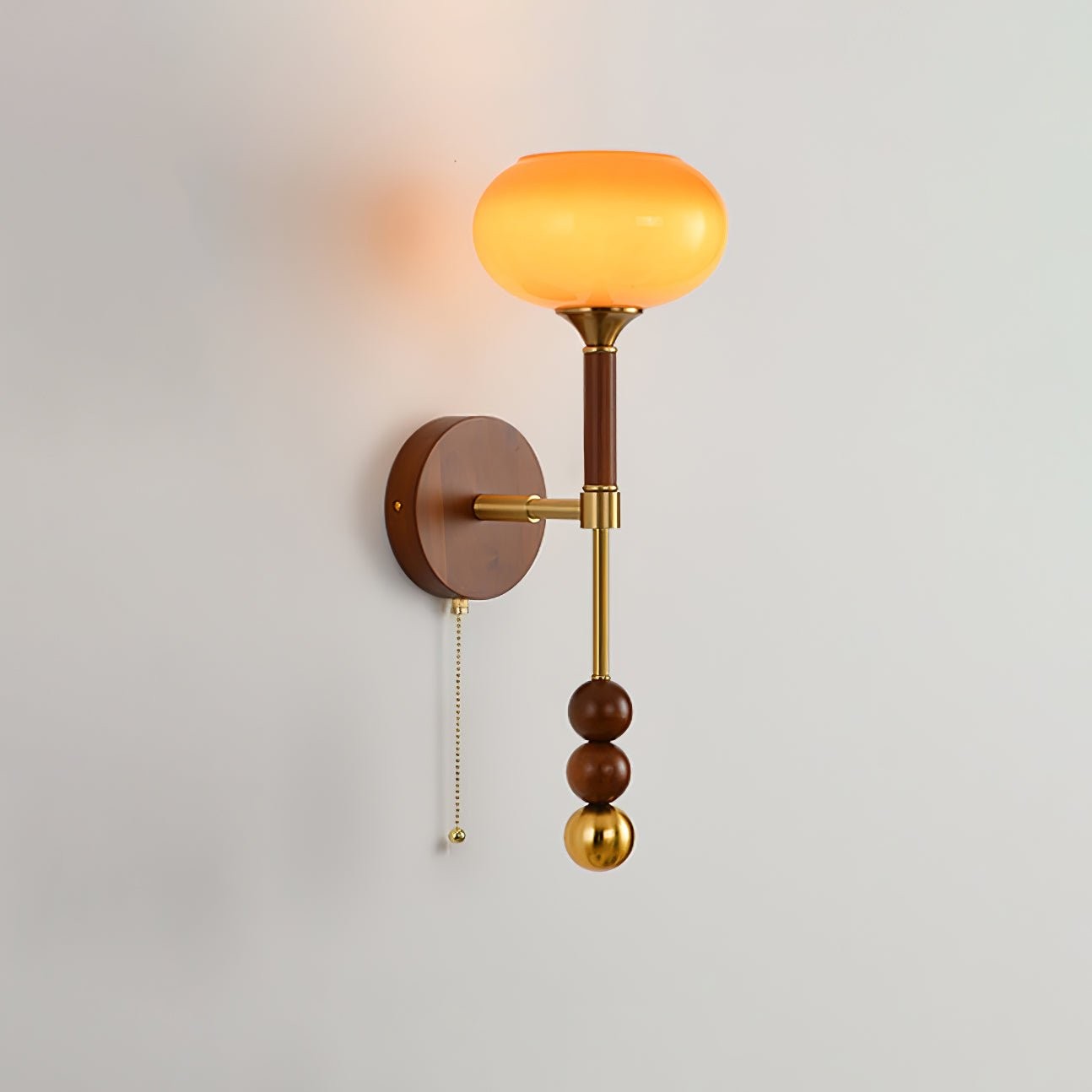 Retro Solid Wood Series Wall Lamp M419