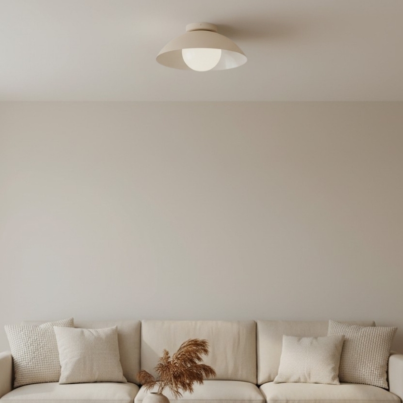 Orblia Minimal Flush Mount Light Fixture - Modern Aesthetic for Home Interiors T1104