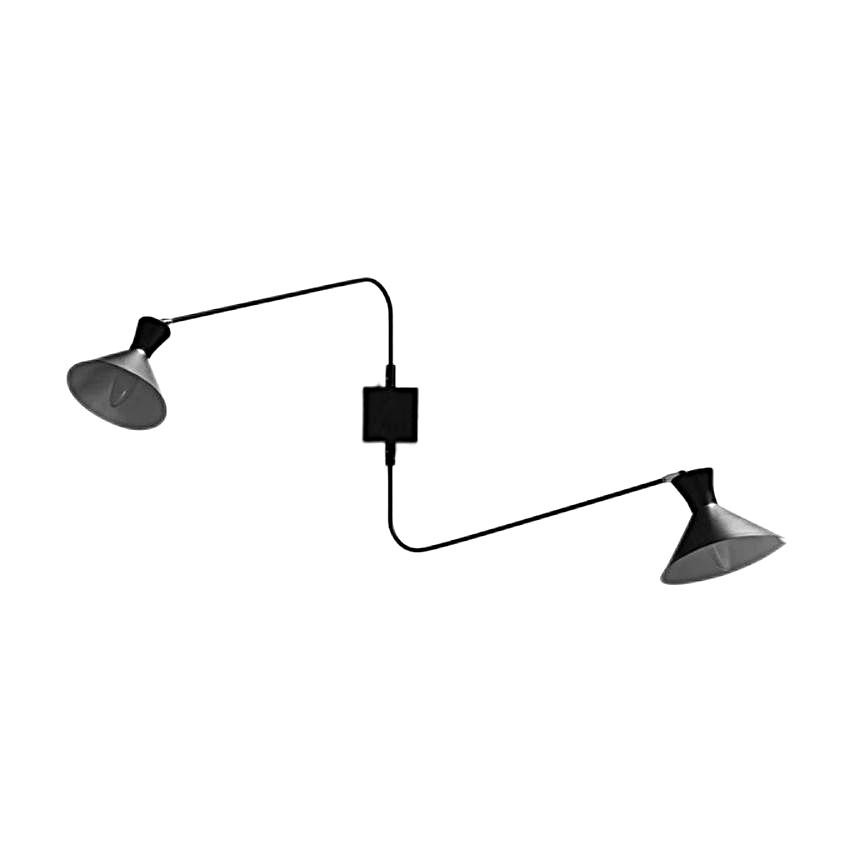 Concise Black Wall Lamp