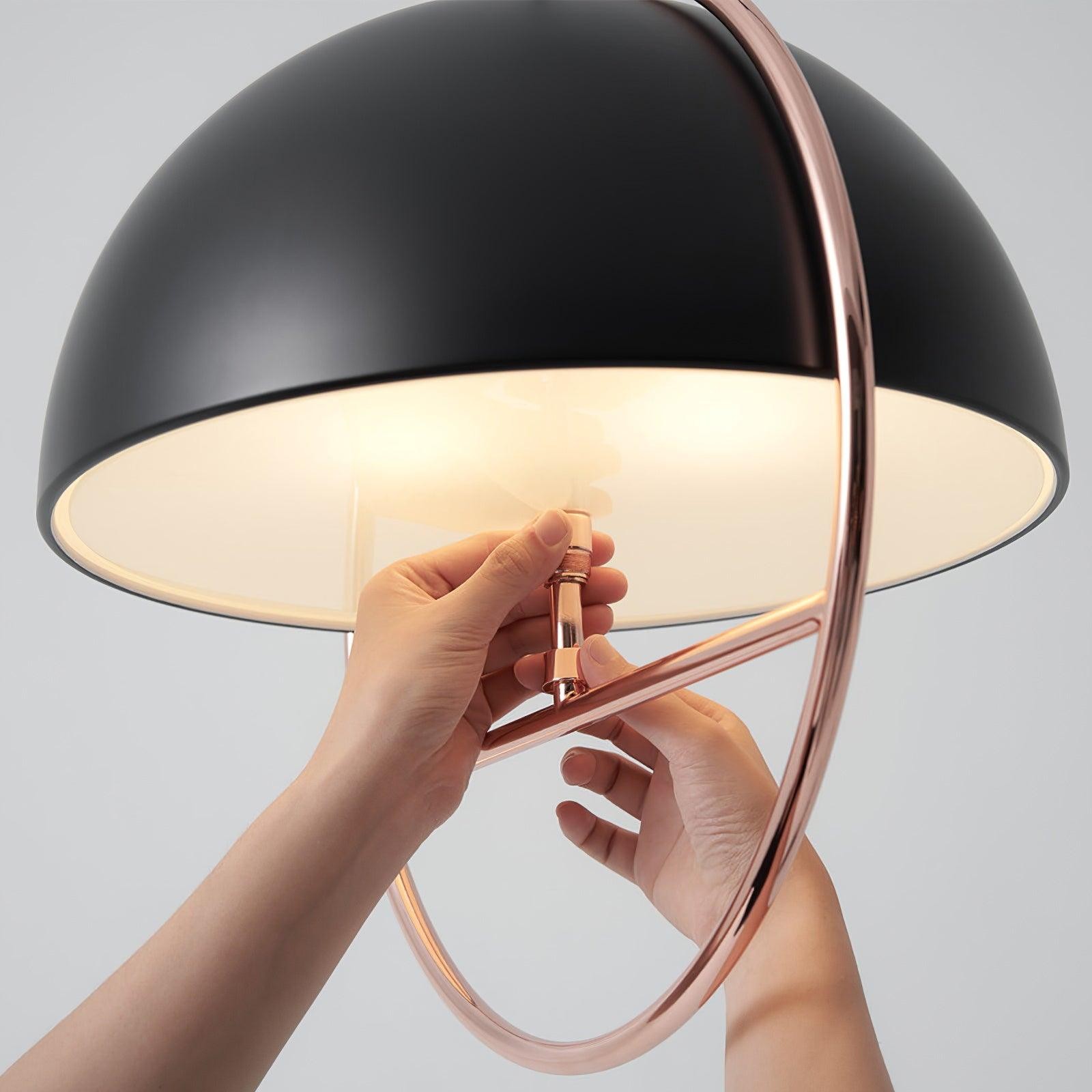 Nordic Hemispherical Ring Metal Pendant Lamp M448