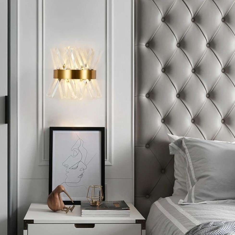 Modern Luxury Crystall Bedside Wall Light G41