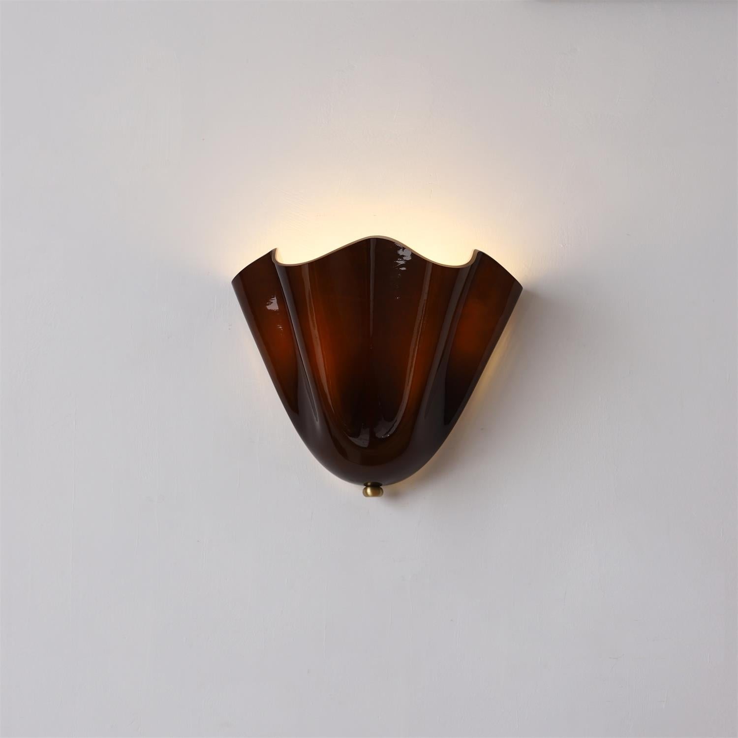 Bellina Modern Glass Wall Sconce - Ambient Lighting for Hallway P075