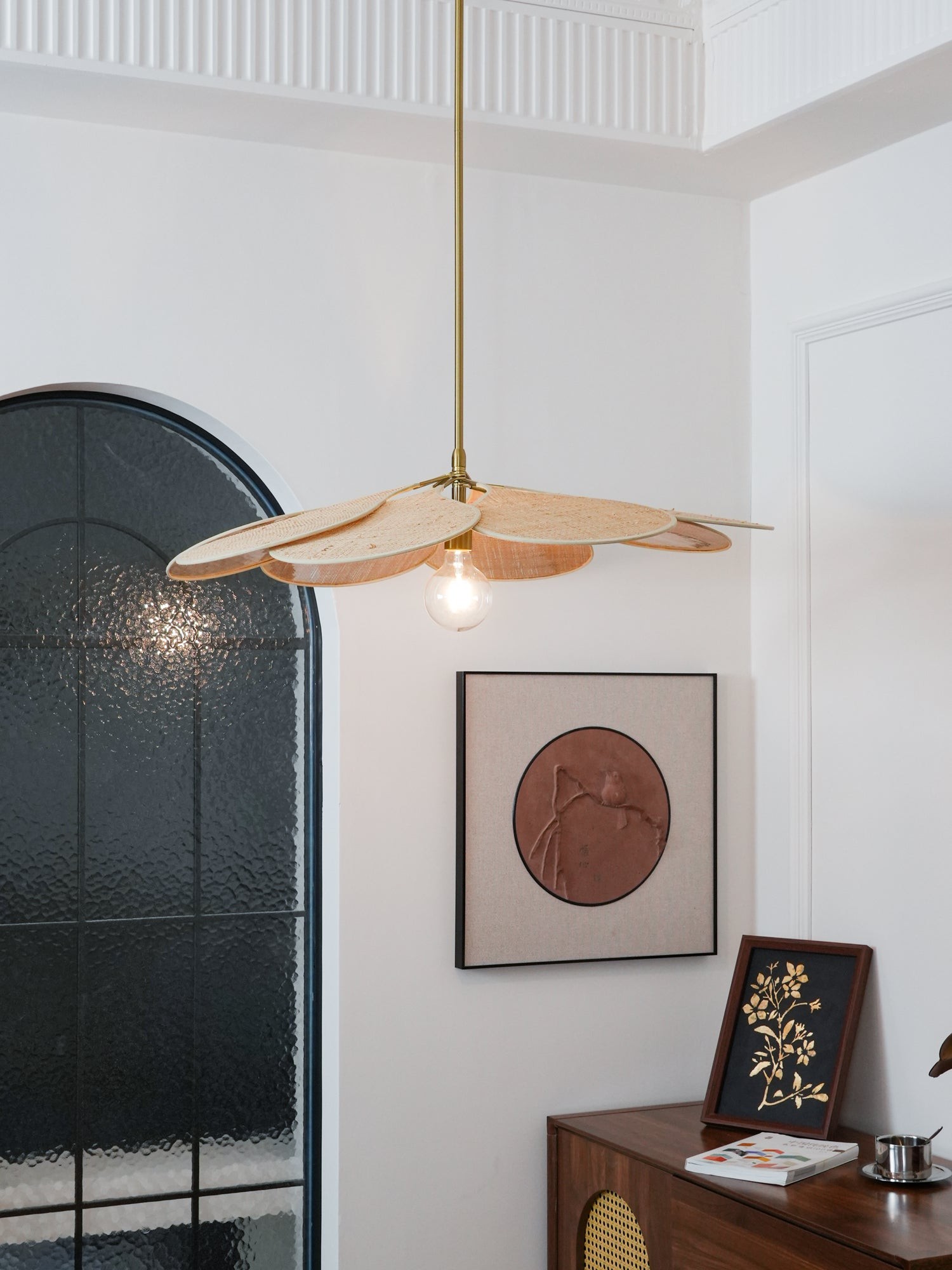 Petals Bloom Rattan Pendant Lamp M428