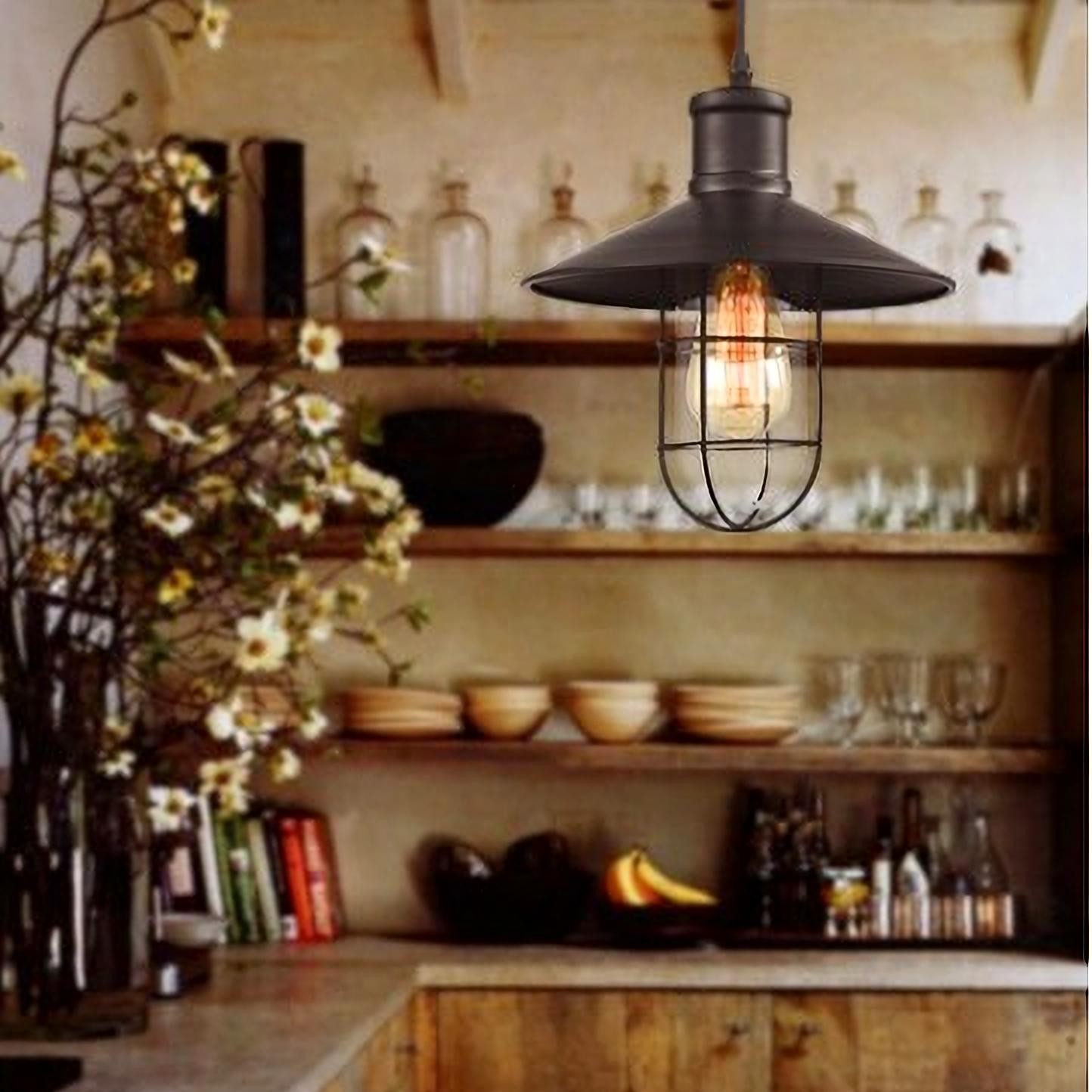 REX Caged Hanging Lamp
