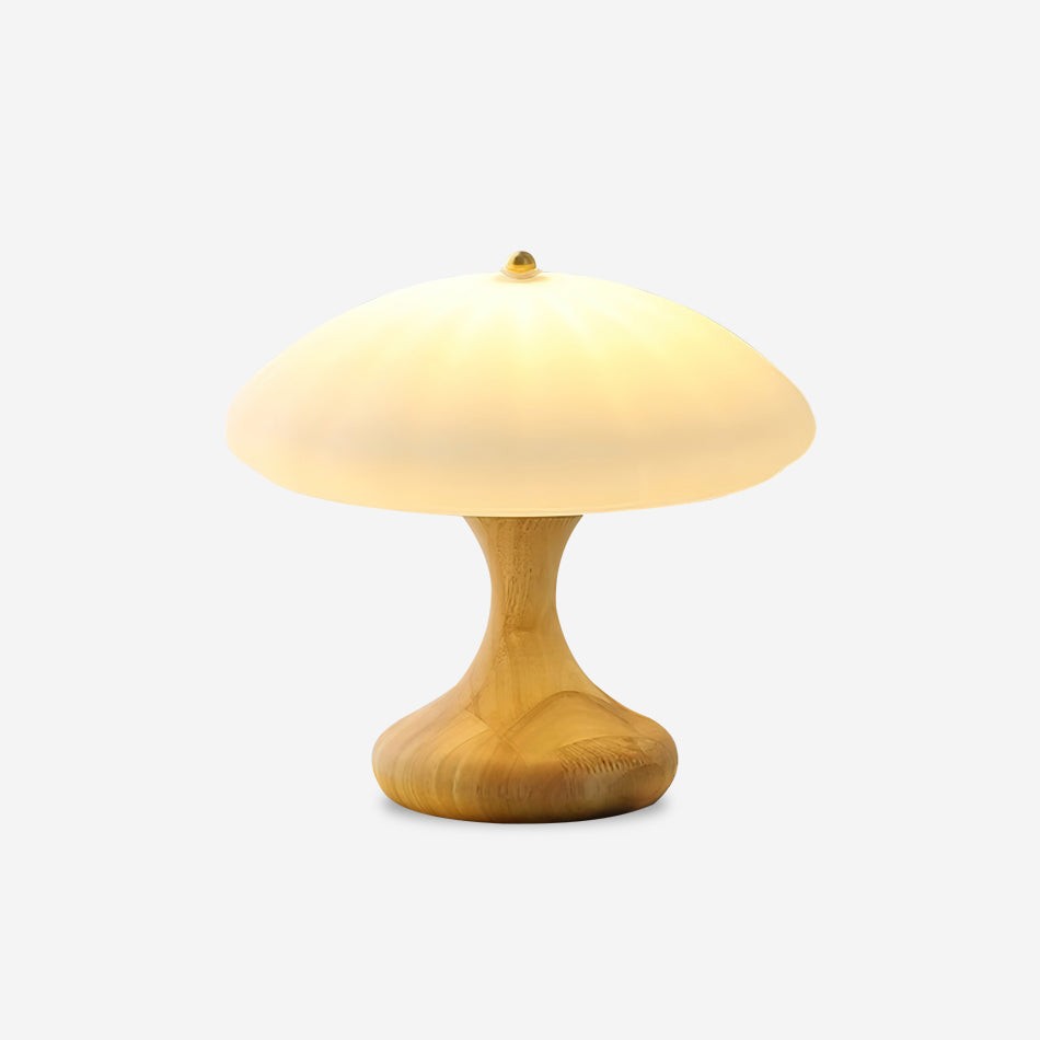 Mushroom Shape Curved Table Lamp M90
